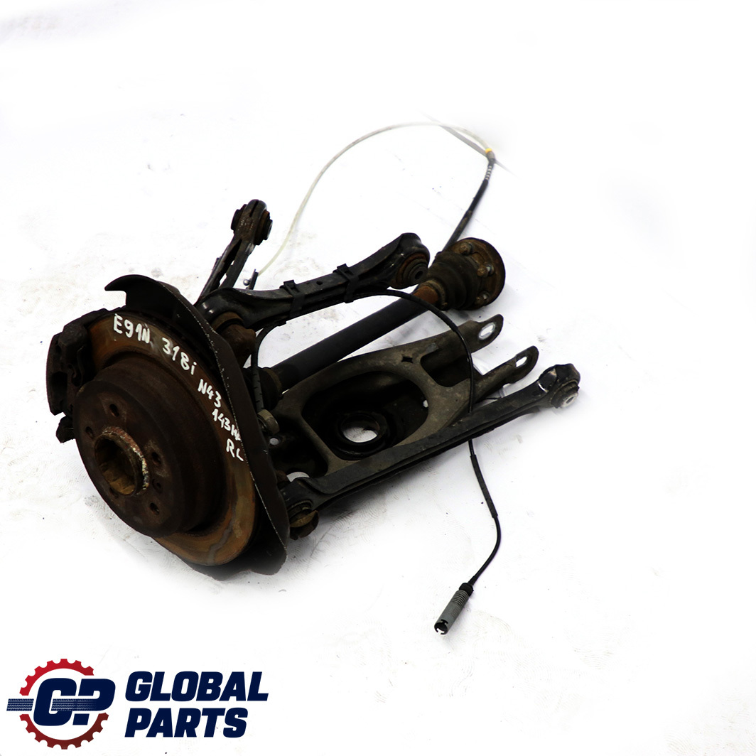 BMW 3 E91 LCI Touring 318i N43 Rear Left N/S Suspension Leg Brake Wheel Hub Axle