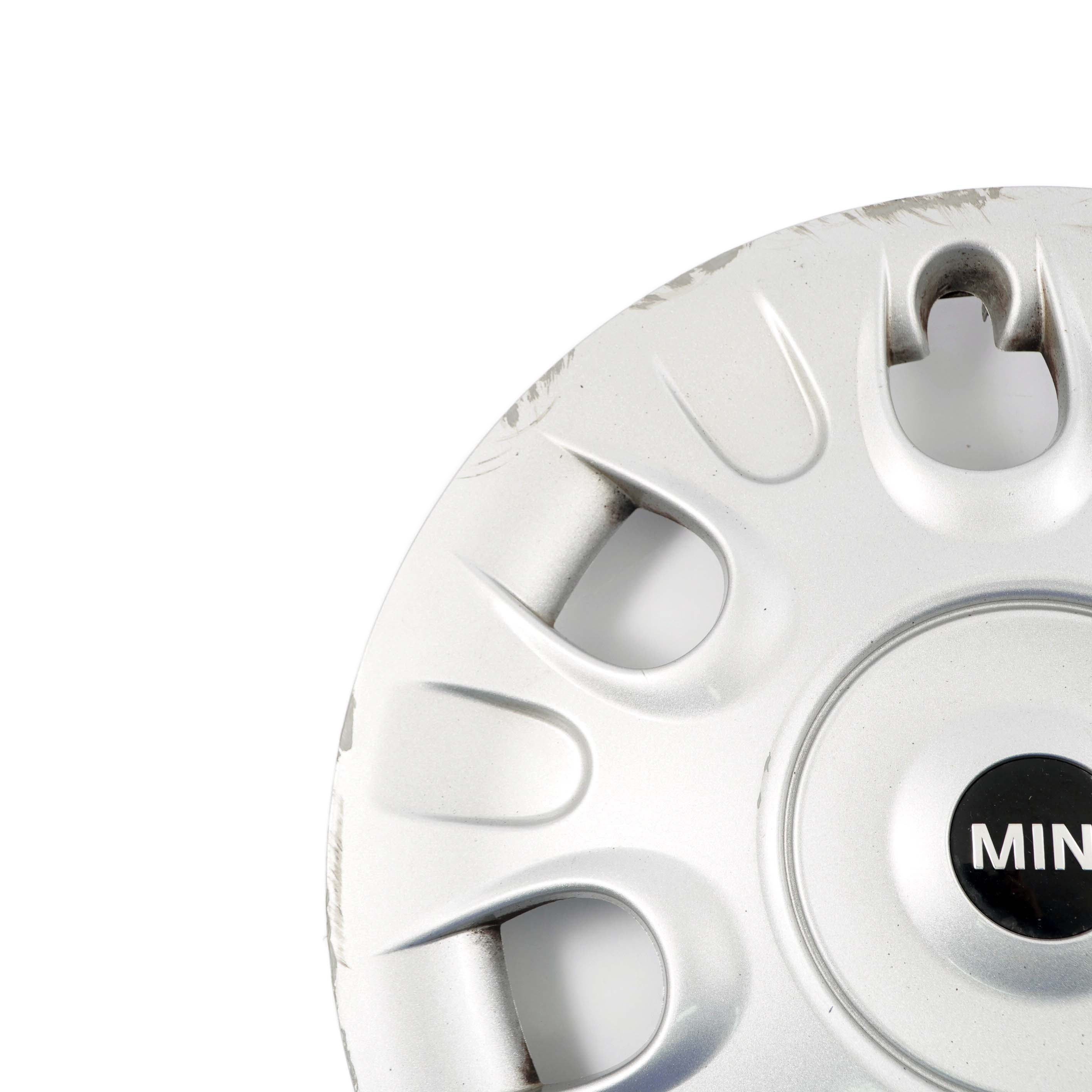 MINI Hub Cap R50 R52 R56 R57 15'' Wheel Cover Trim Panel Hubcap Silver 6785977