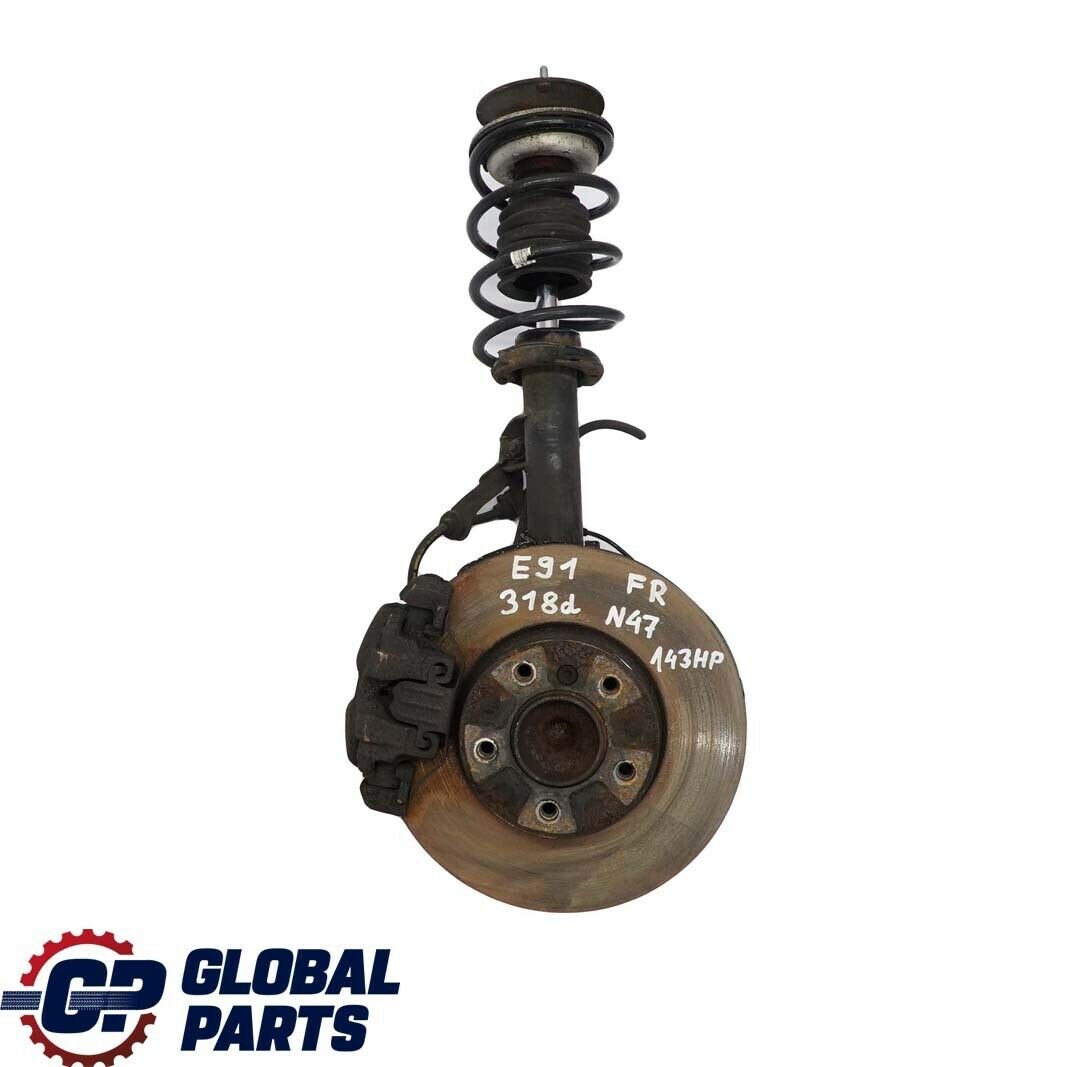 BMW 3 E91 Touring 318d N47 Front Right O/S Spring Strut Brake Suspension Leg