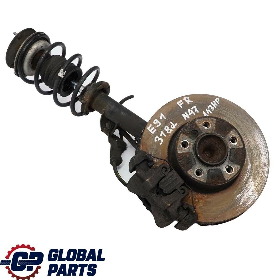 BMW 3 E91 Touring 318d N47 Front Right O/S Spring Strut Brake Suspension Leg