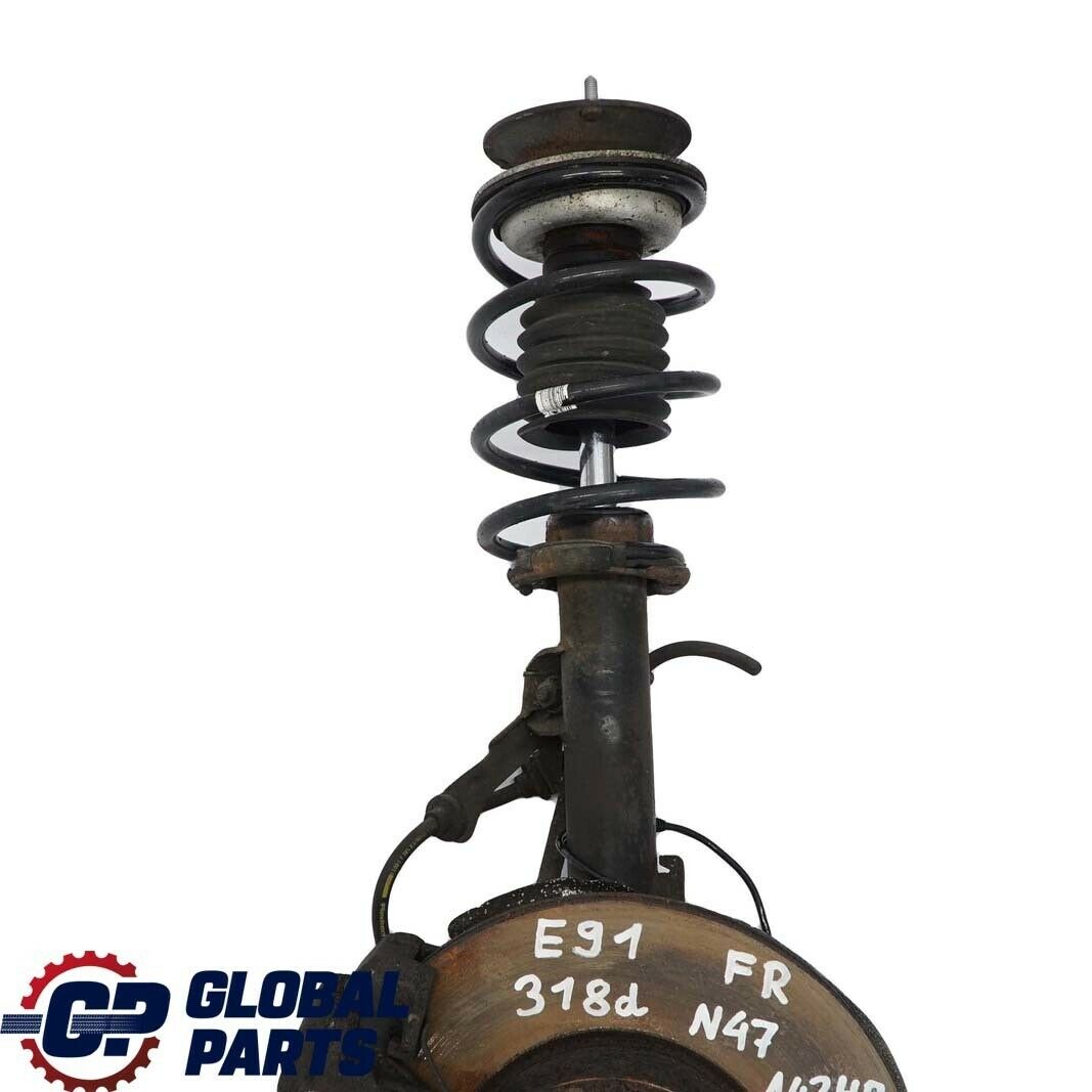 BMW 3 E91 Touring 318d N47 Front Right O/S Spring Strut Brake Suspension Leg