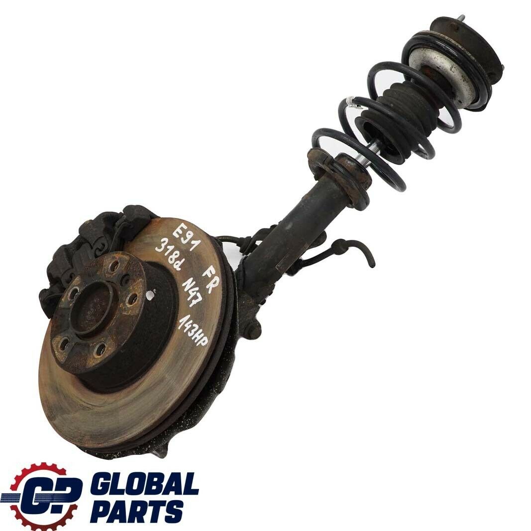 BMW 3 E91 Touring 318d N47 Front Right O/S Spring Strut Brake Suspension Leg