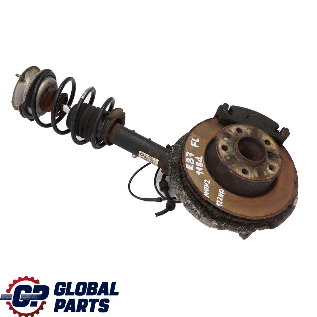 BMW 1 E87 118d M47N2 Front Left N/S Leg Spring Strut Brake Suspension Hub