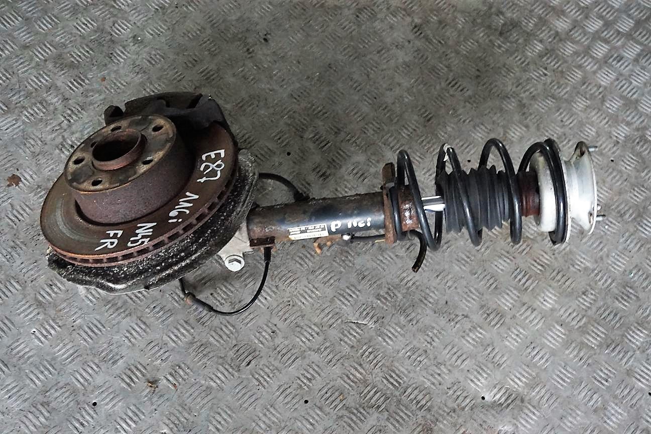 BMW E87 116i N45 Front Right O/S Spring Strut Brake Calliper Suspension Axle Leg