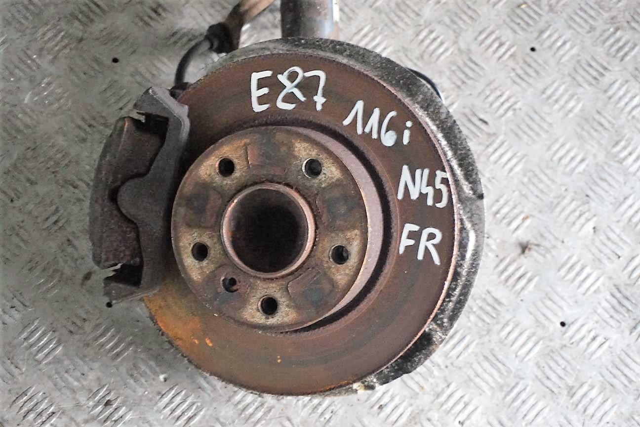 BMW E87 116i N45 Front Right O/S Spring Strut Brake Calliper Suspension Axle Leg