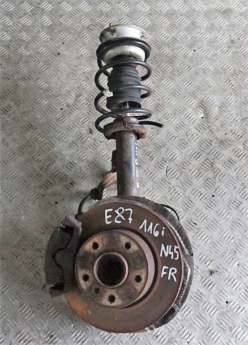 BMW E87 116i N45 Front Right O/S Spring Strut Brake Calliper Suspension Axle Leg