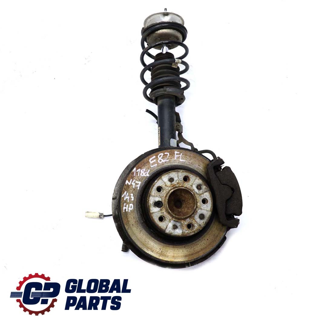 BMW 1 E81 E82 118d N47 Front Left N/S Spring Strut Brake Suspension Leg Hub