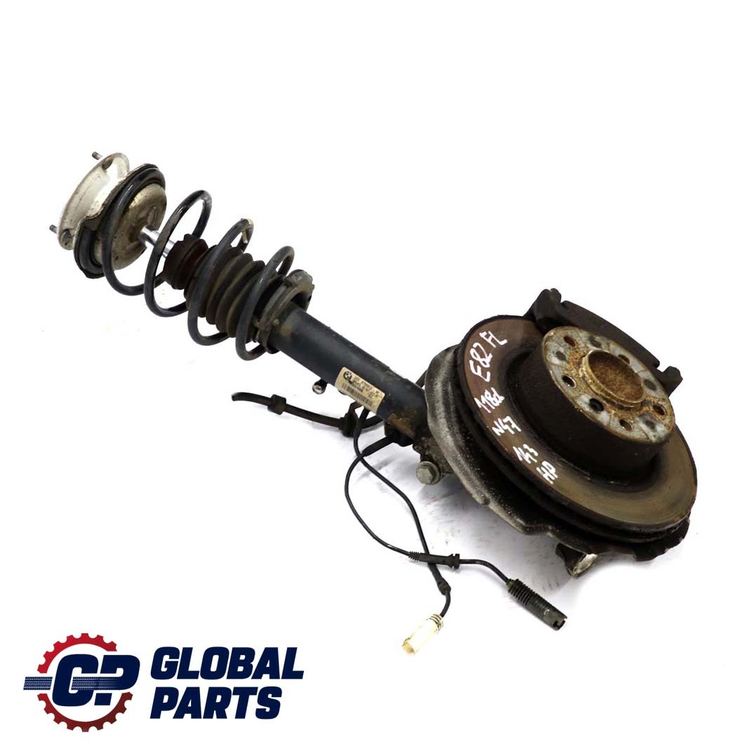 BMW 1 E81 E82 118d N47 Front Left N/S Spring Strut Brake Suspension Leg Hub