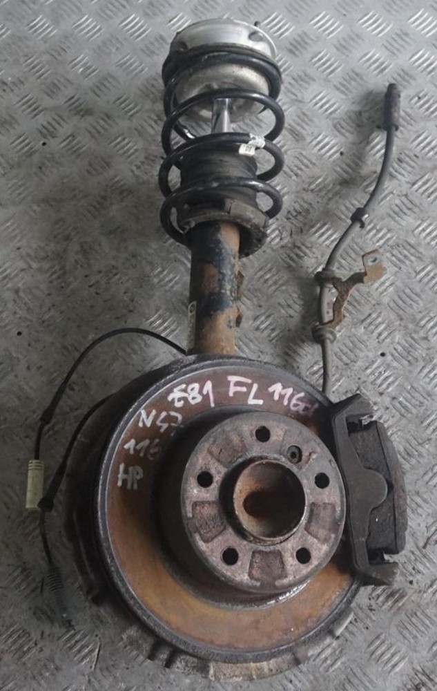 BMW 1 Series E81 116d N47 Front Left N/S Spring Strut Brake Suspension Leg Hub