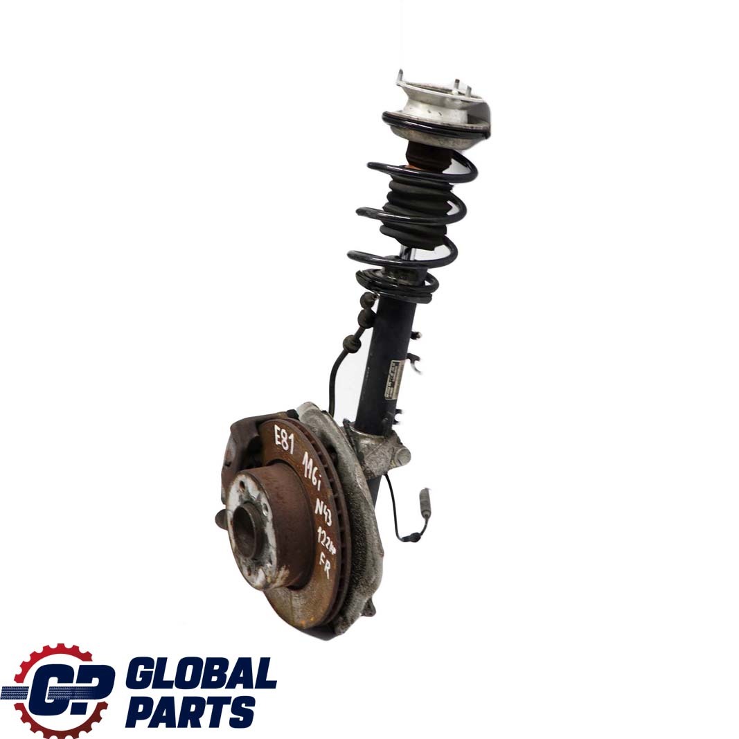 BMW 1 E81 116i 2.0 N43 Front Right O/S Spring Strut Brake Suspension Leg Hub