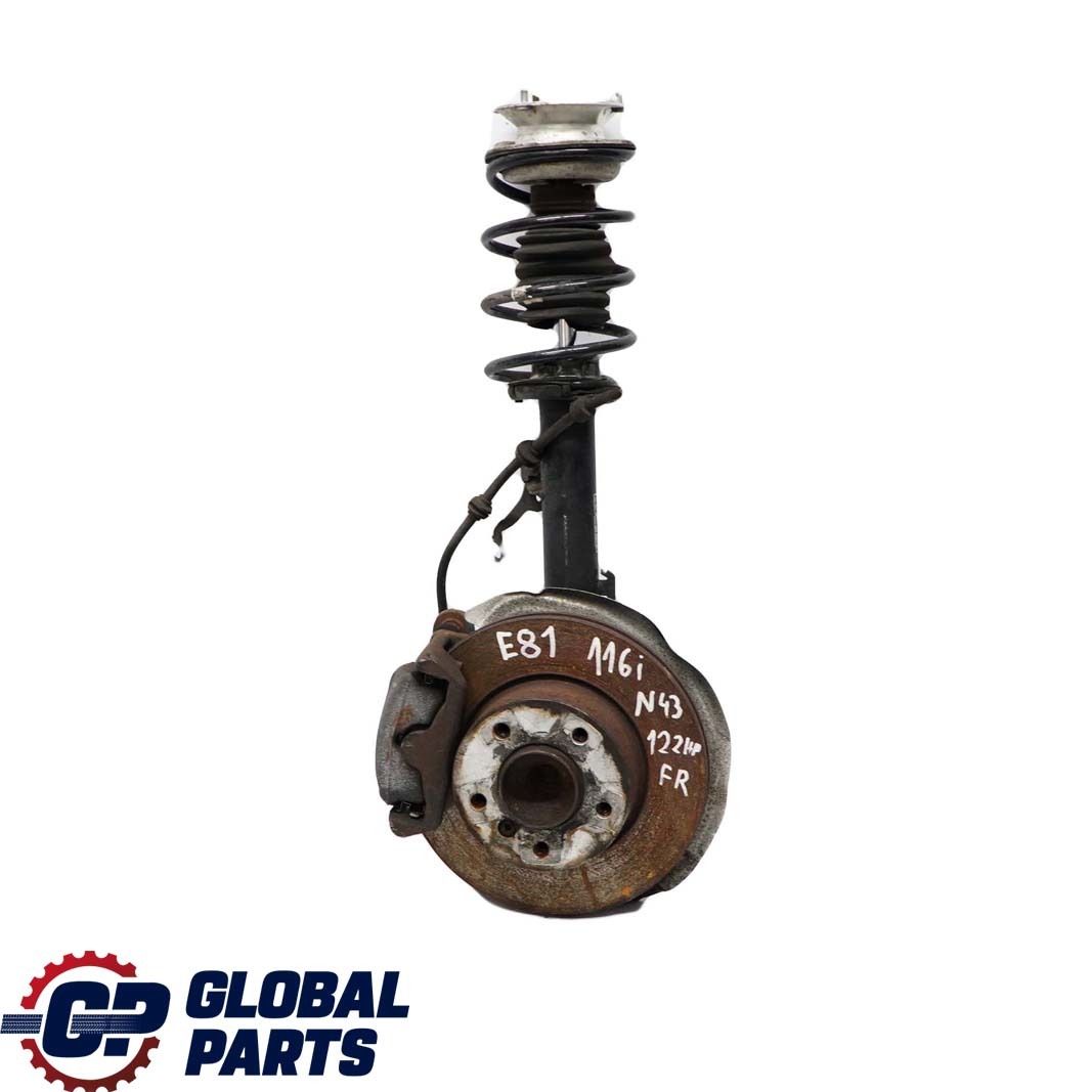 BMW 1 E81 116i 2.0 N43 Front Right O/S Spring Strut Brake Suspension Leg Hub