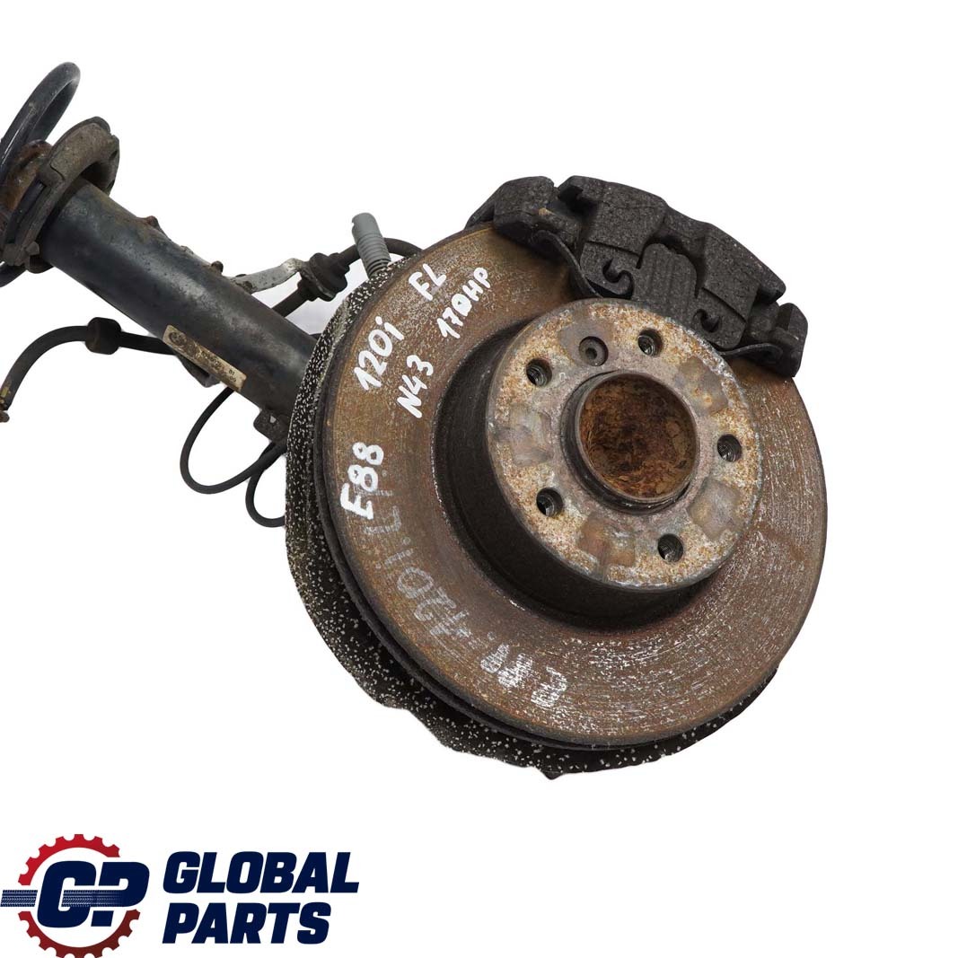 BMW 1 Series E88 Cabrio 120i N43 Front Left N/S Suspension Leg Axle Brake Disc