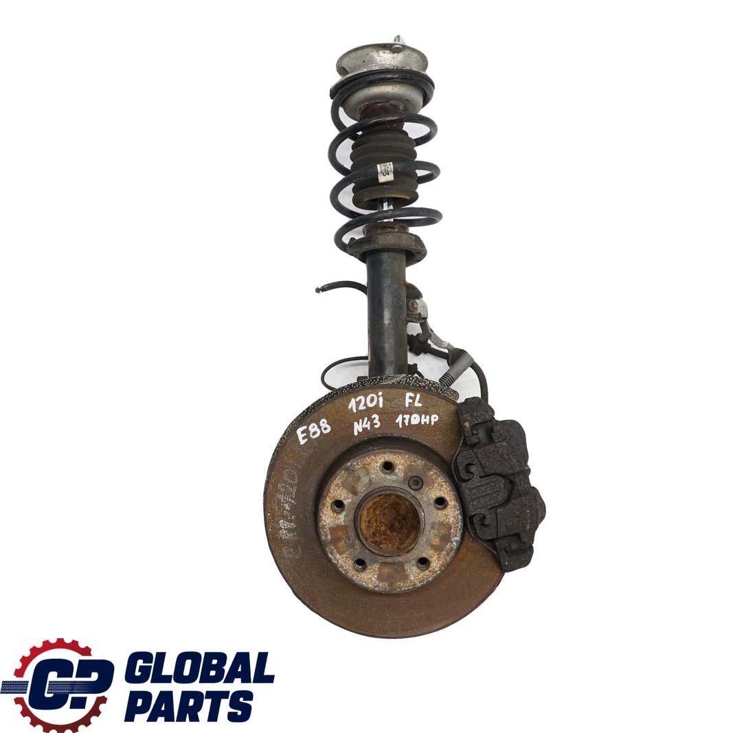 BMW 1 Series E88 Cabrio 120i N43 Front Left N/S Suspension Leg Axle Brake Disc