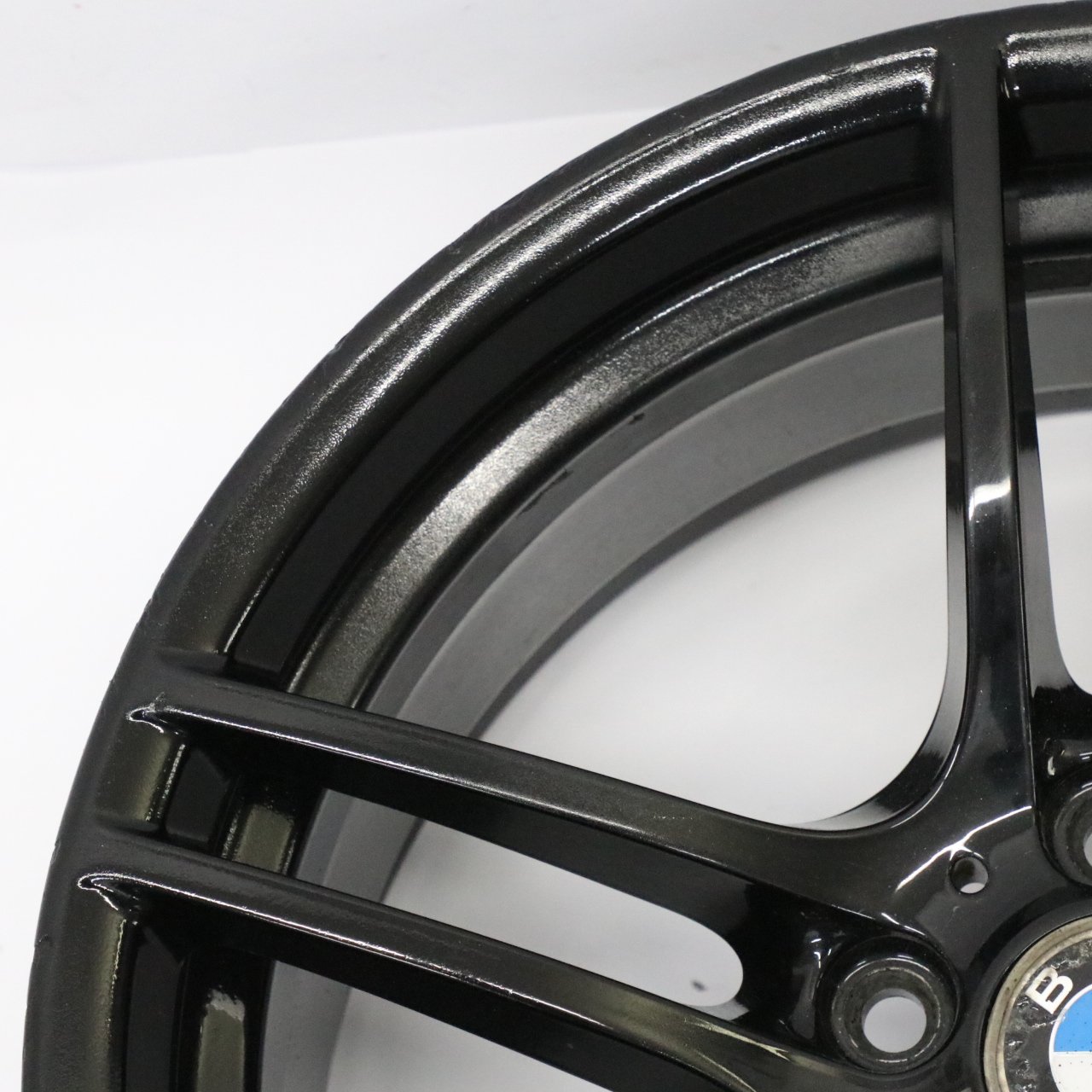 BMW E90 E91 Roue avant noire Jante alliage 19" M Double rayon 313 8J 6787647