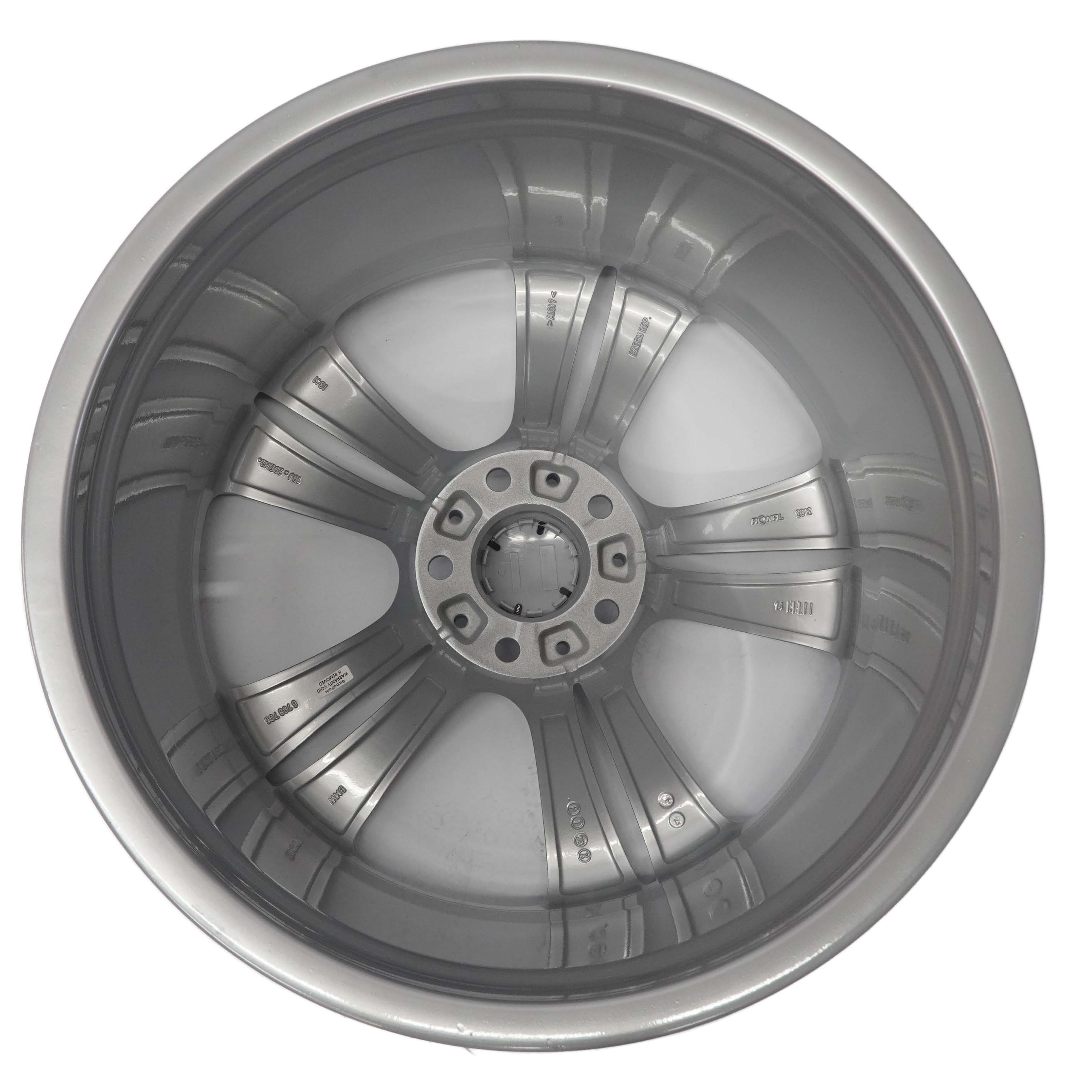 BMW F01 F07 Silber Alu Felge Alufelge 20" Doppelspeiche 316 10J ET:41 6788706 