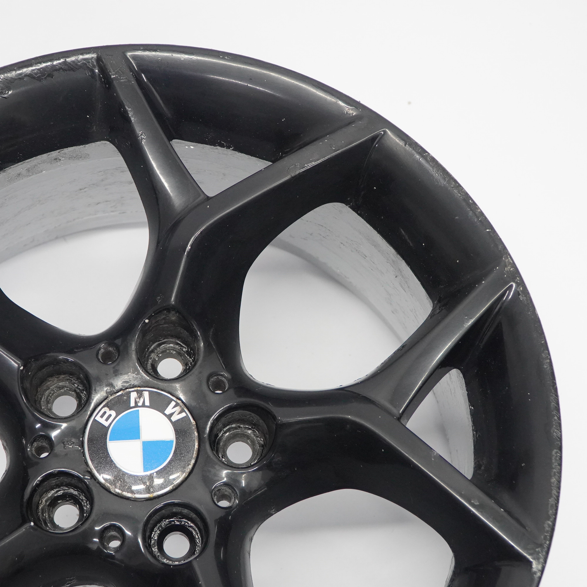 BMW X1 E84 Hinterrad Schwarz Felge 18" Y Speiche 322 ET:41 9J 6789146