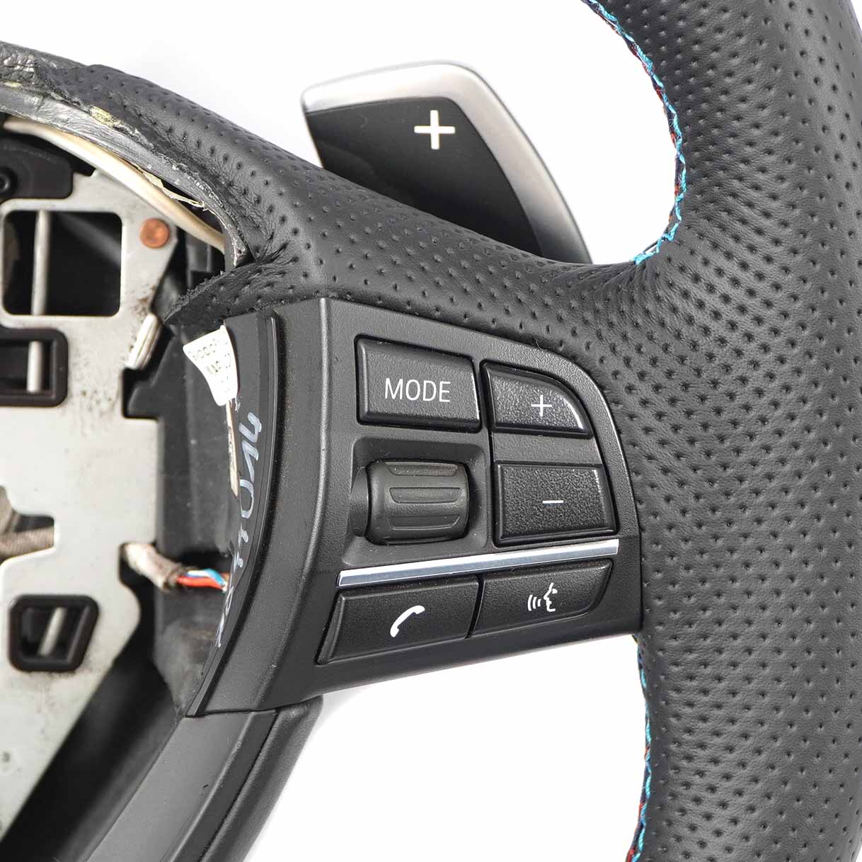  Sport Steering Wheel BMW F10 F11 F12 F01 F07 GT NEW Black Leather Paddle Shift