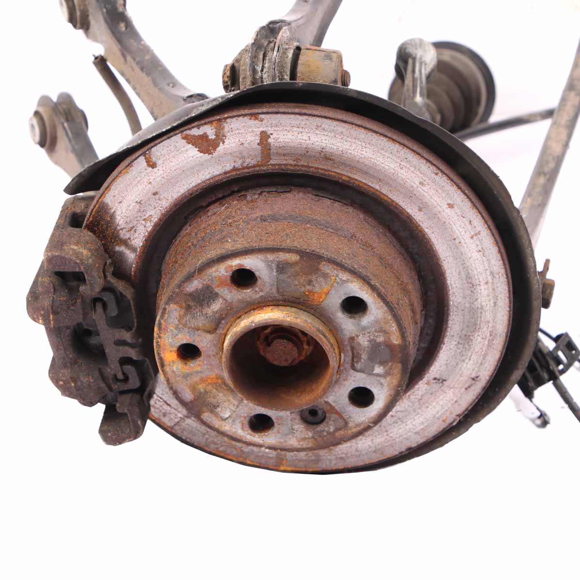 BMW F20 F21 116i N13 Rear Left N/S Leg Suspension Axle Brake Disc Hub Set AT