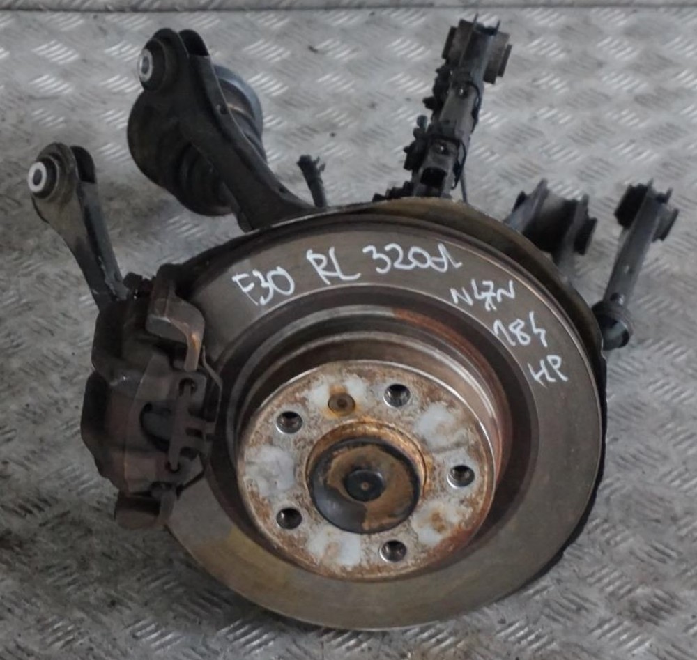 BMW 3 F30 320d N47N 184 hp Rear Left N/S Suspension Leg Brake Caliper Disc