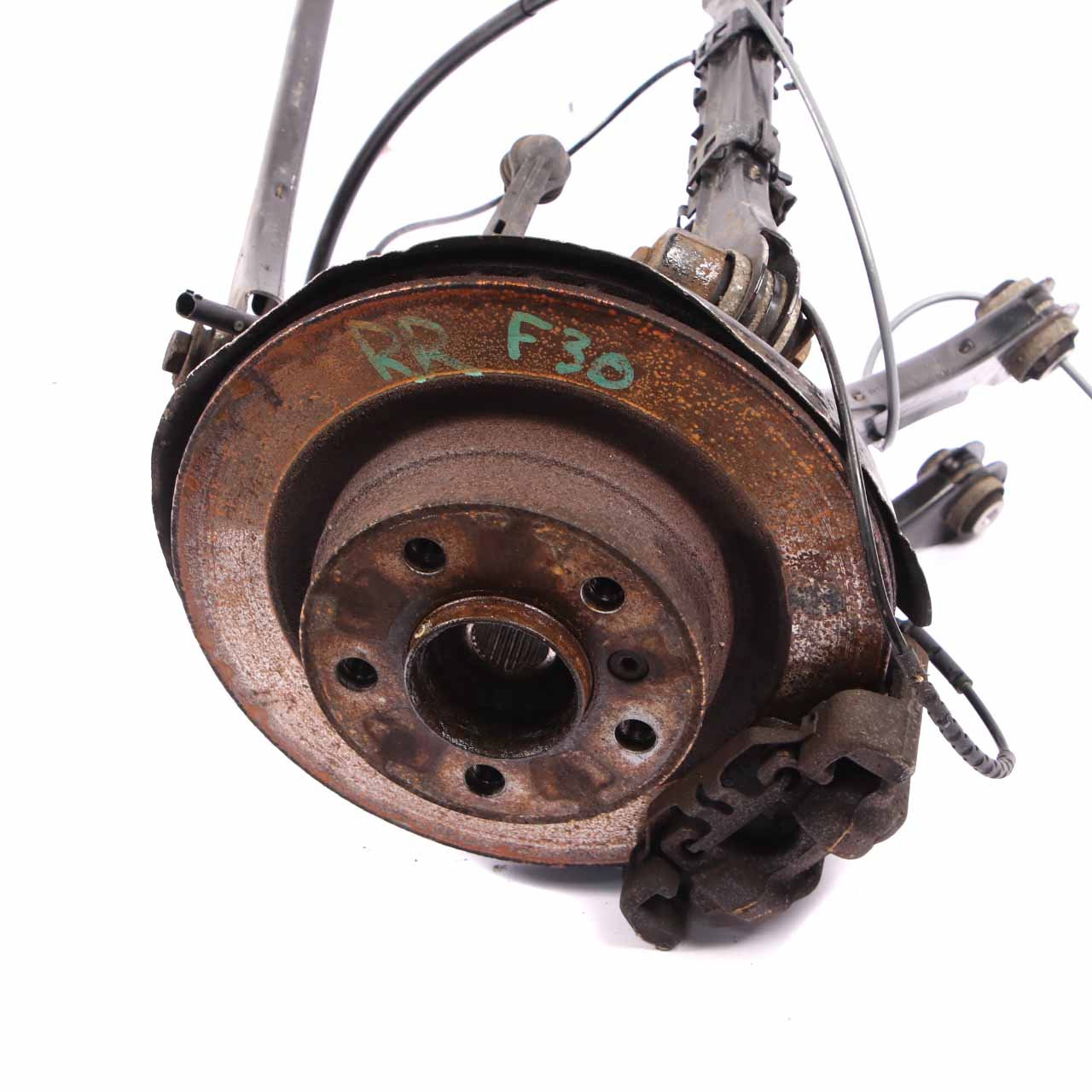 BMW F30 320i N20 B48 Rear Right O/S Suspension Leg Brake Caliper Disc