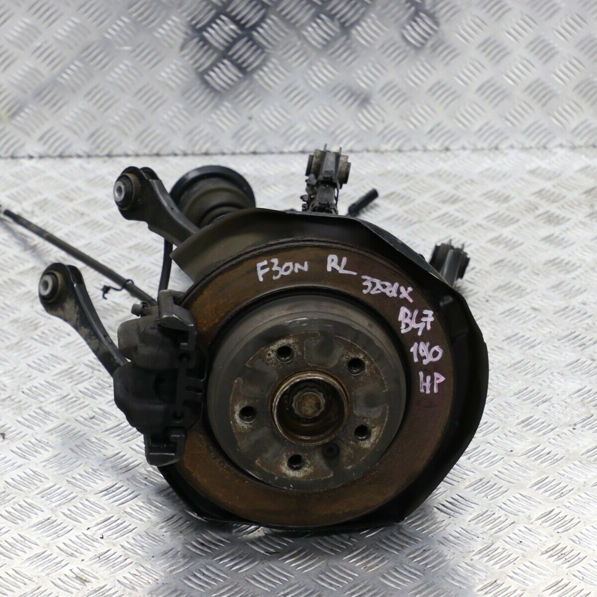 BMW 3 F30 320d xDrive B47 190 hp Rear Left N/S Suspension Leg Brake Caliper