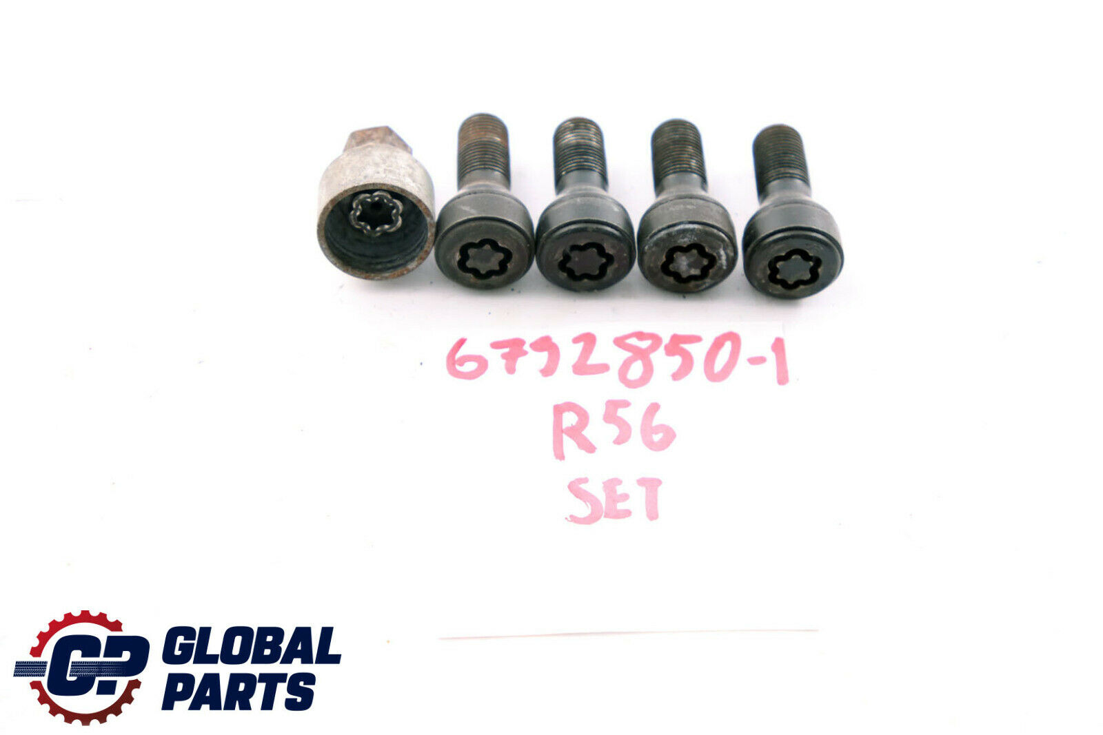 Mini Cooper One R55 R56 R58 Set locking wheel bolt locks security nut