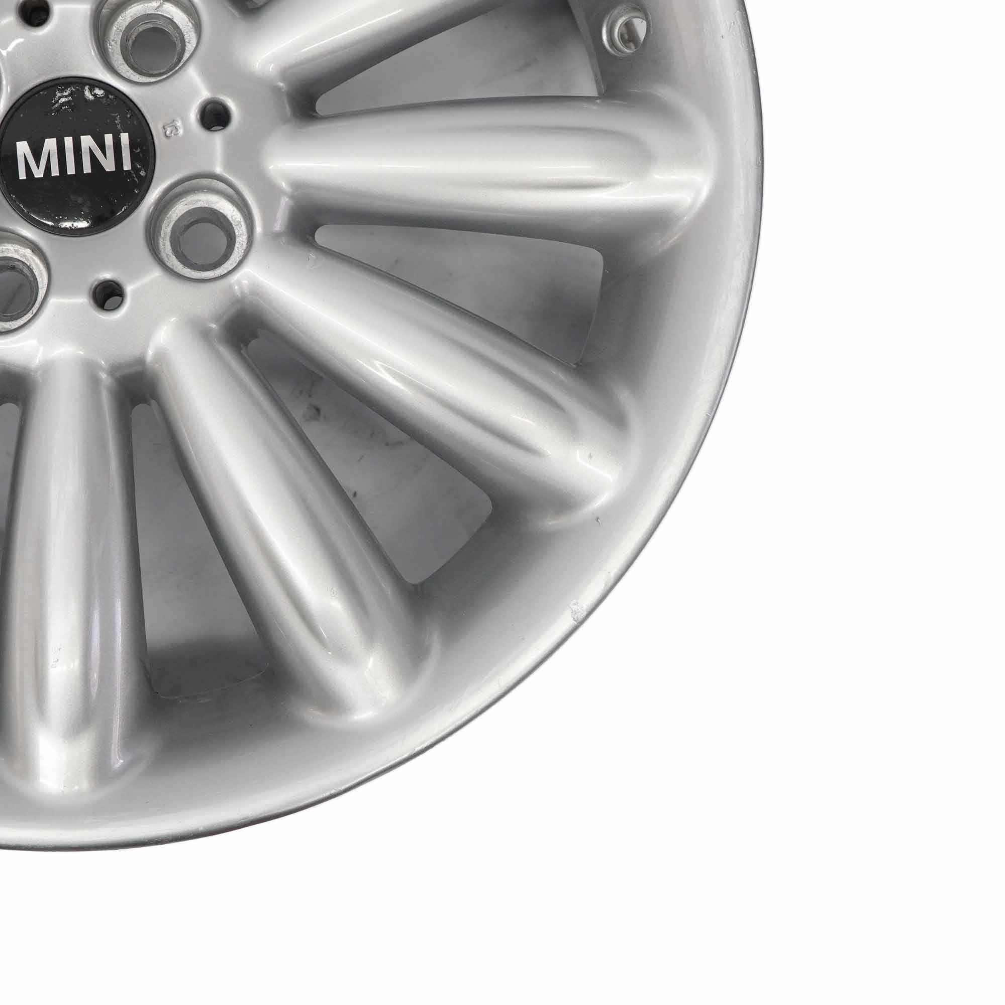 Mini Cooper One R55 R56 R57 Silber Felge 17" ET:48 7J Infinite Stream Spoke 116