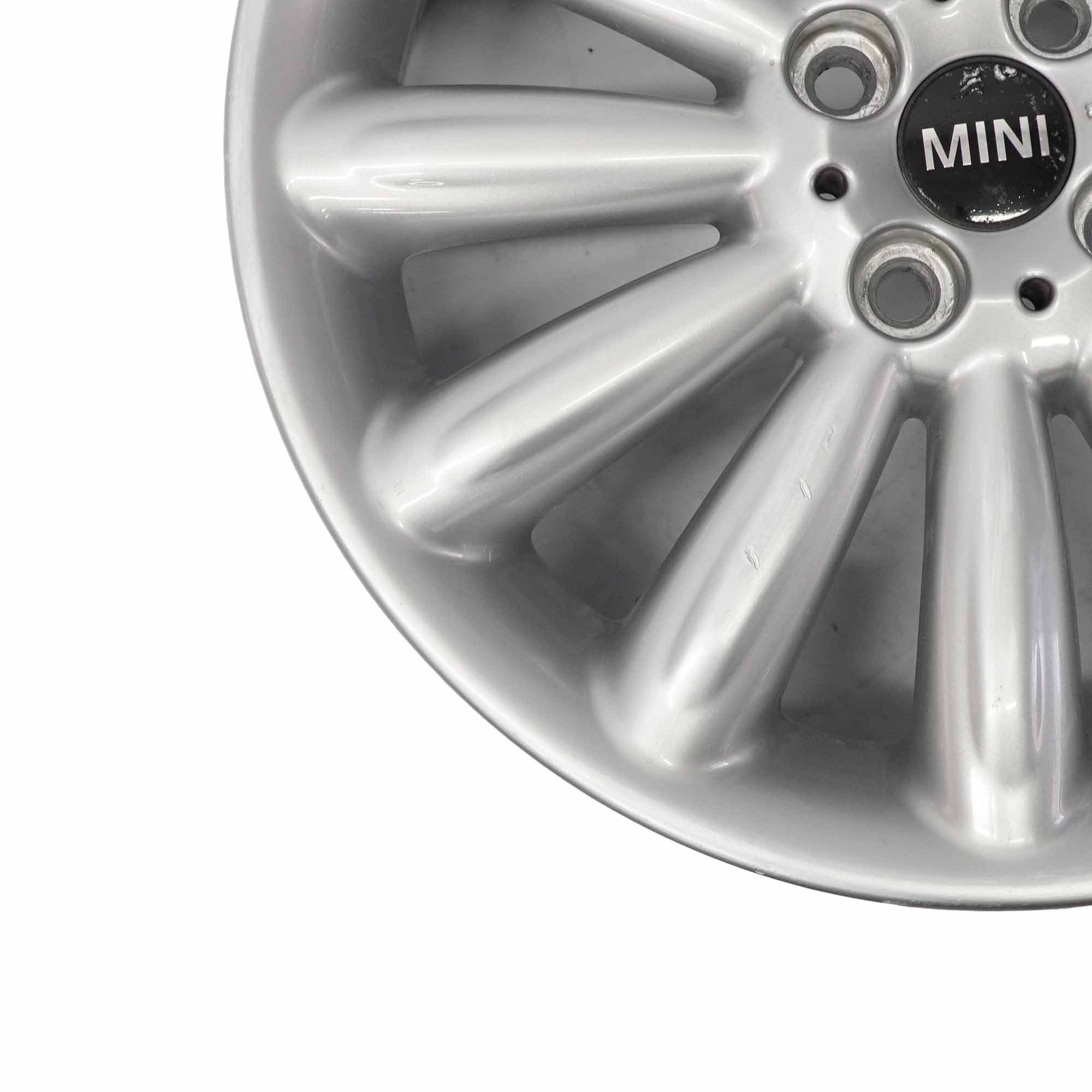 Mini Cooper One R55 R56 R57 Silber Felge 17" ET:48 7J Infinite Stream Spoke 116