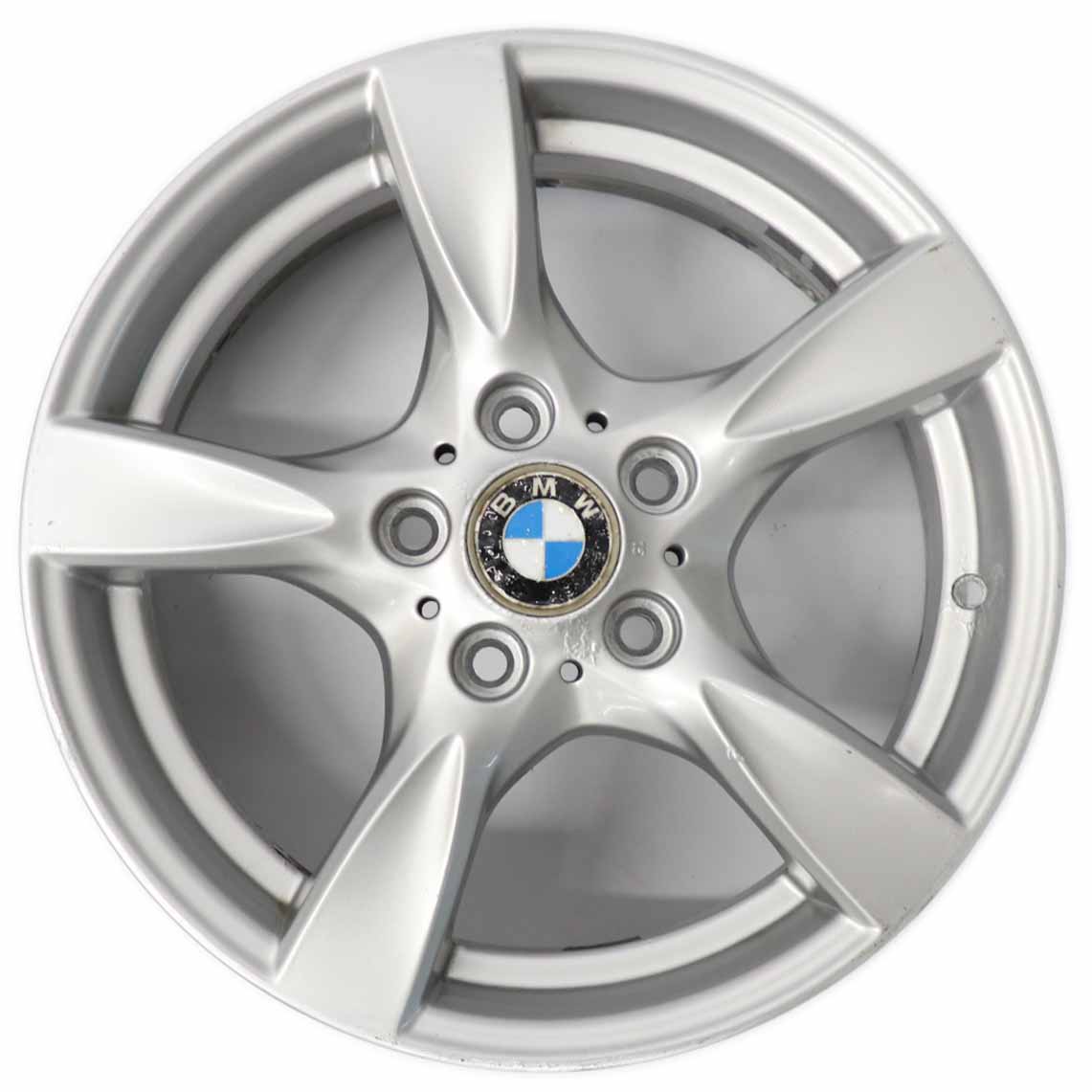 BMW E81 E82 E87 Silver Alloy Wheel Rim 17" Star Spoke 371 7J ET:47 6795561