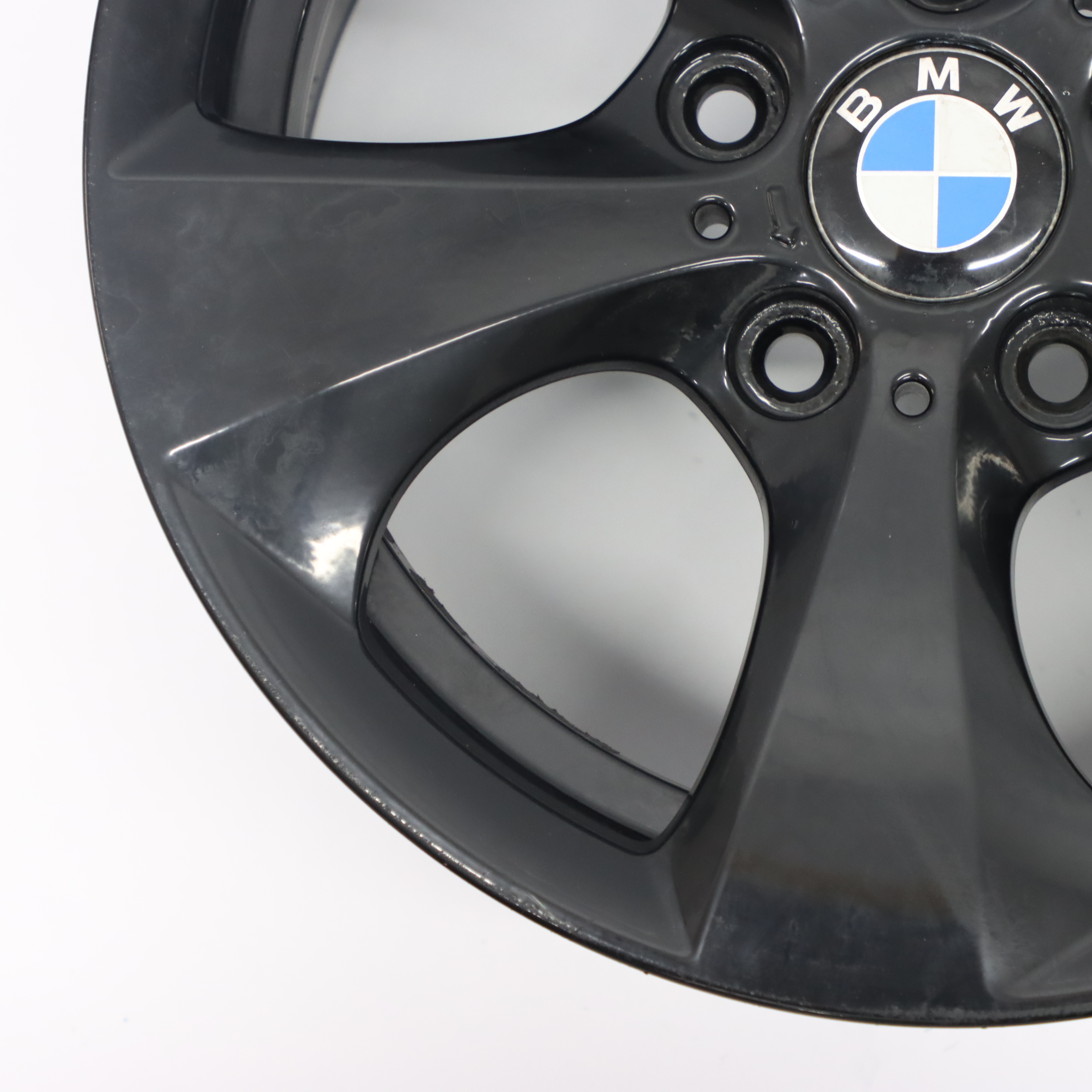 BMW E90 F30 Schwarz Leicht metall felge Links 16" Streamline 306 7J 6795805