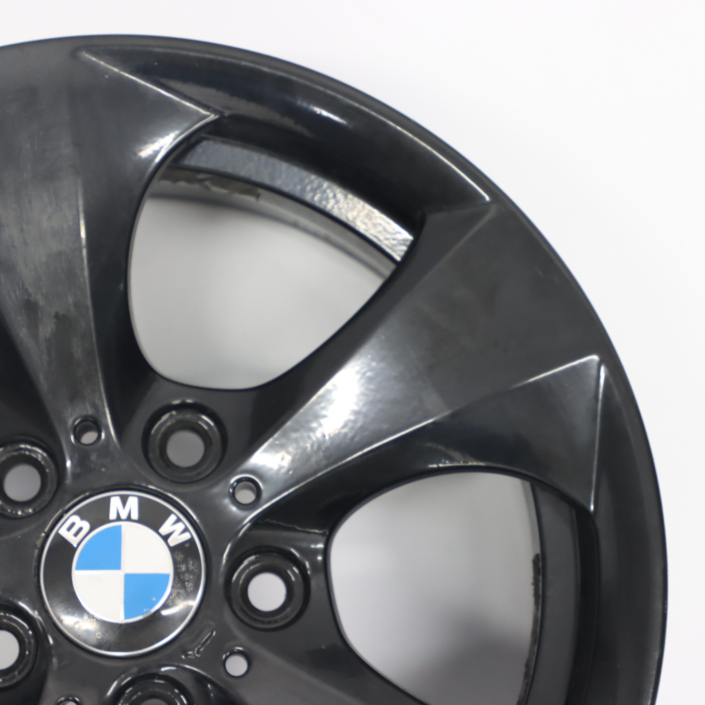 BMW E90 F30 Schwarz Rechts Leicht metall felge 16" Streamline ET:31 7J 6795806