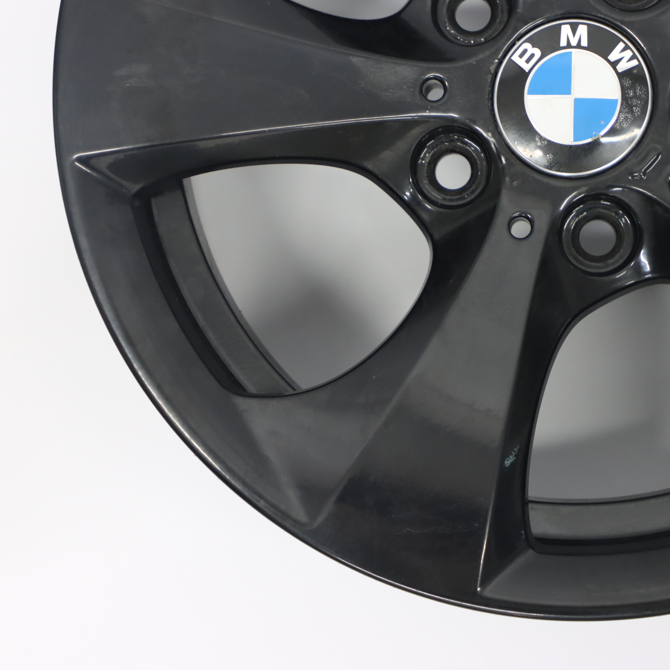 BMW E90 F30 Schwarz Rechts Leicht metall felge 16" Streamline ET:31 7J 6795806