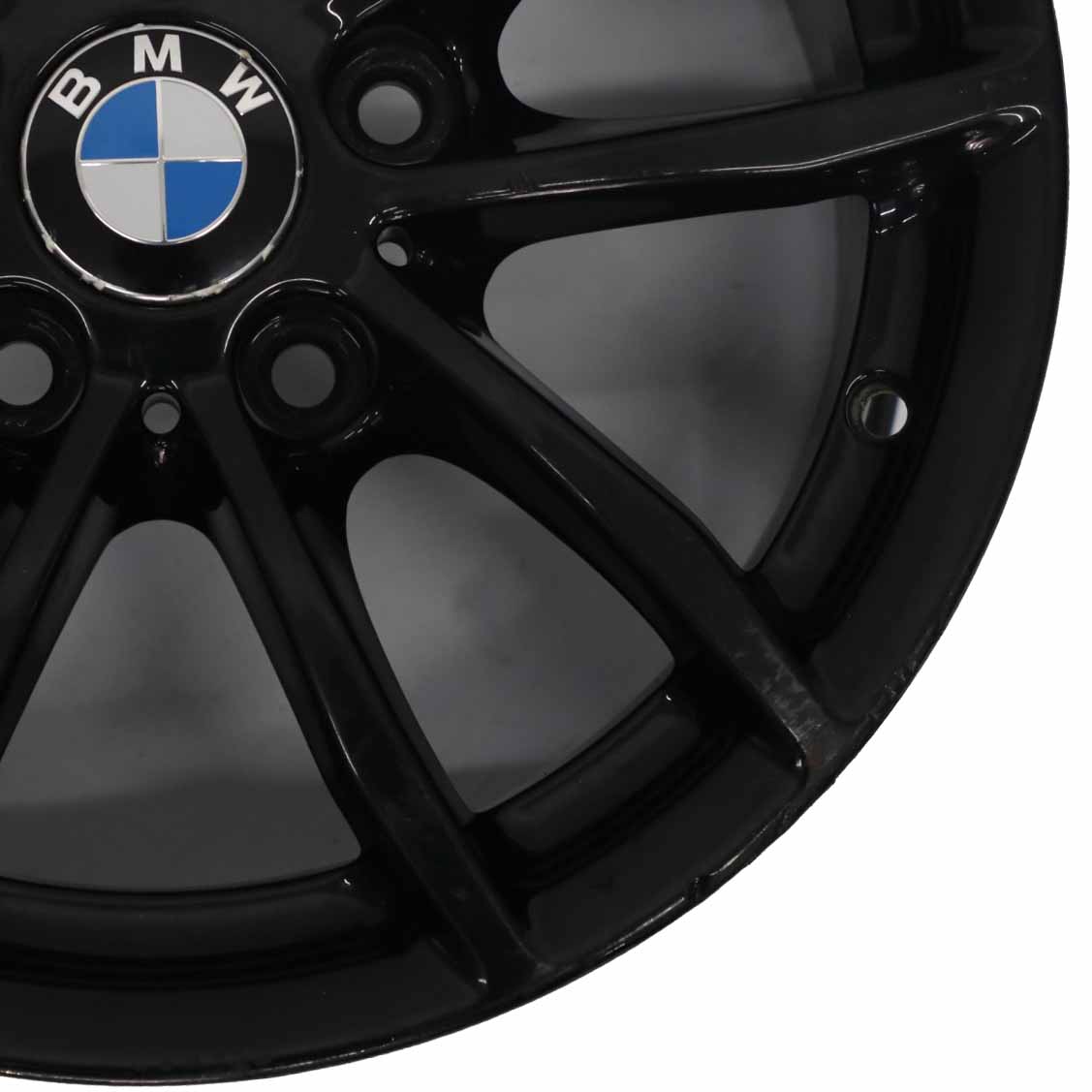 BMW F20 F21 F22 F23 Schwarz Felge 16" 7J ET:40 V-Speiche 378 6796202