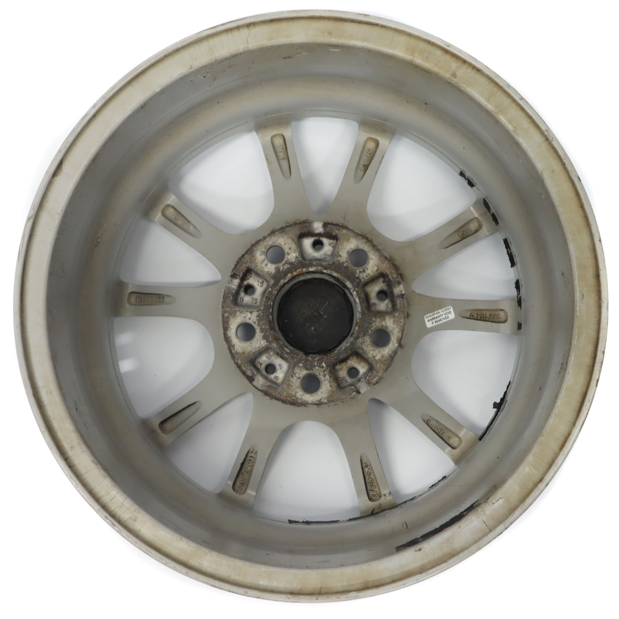 BMW F30 F31 F36 Jante Alliage Argent 16" 7J ET:31 V-spoke 390 6796236