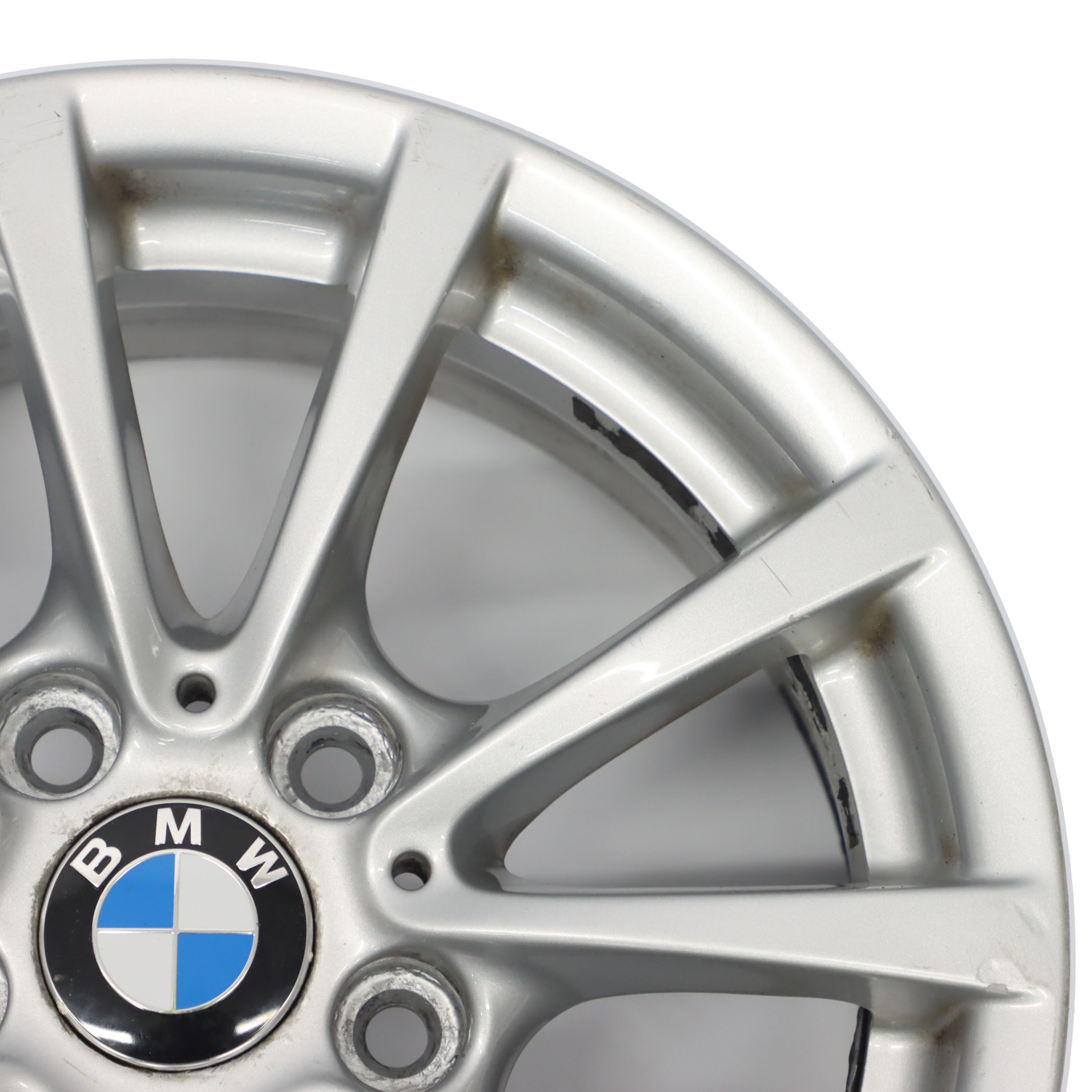 BMW F30 F31 F36 Jante Alliage Argent 16" 7J ET:31 V-spoke 390 6796236