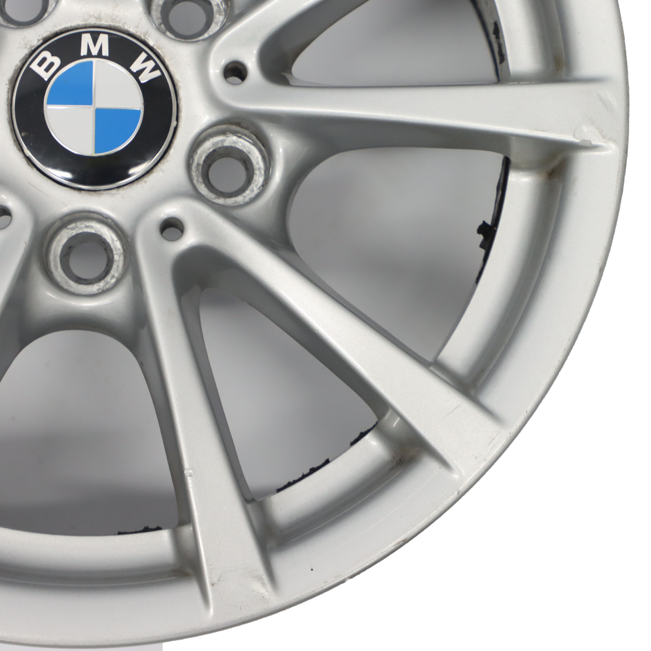 BMW F30 F31 F36 Jante Alliage Argent 16" 7J ET:31 V-spoke 390 6796236