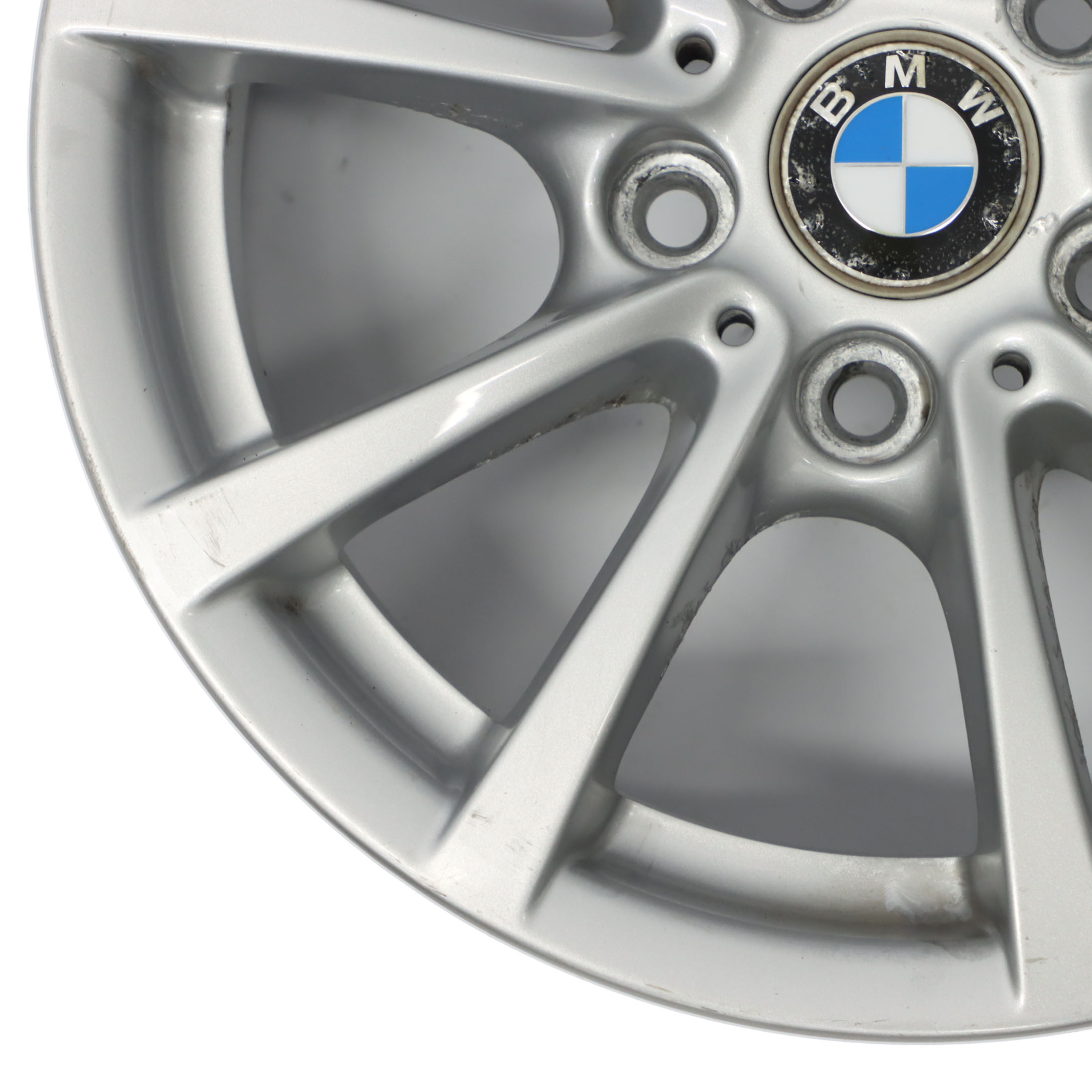 BMW F30 F31 F36 Silver Alloy Wheel Rim 16" 7J ET:31 V-spoke 390 6796236