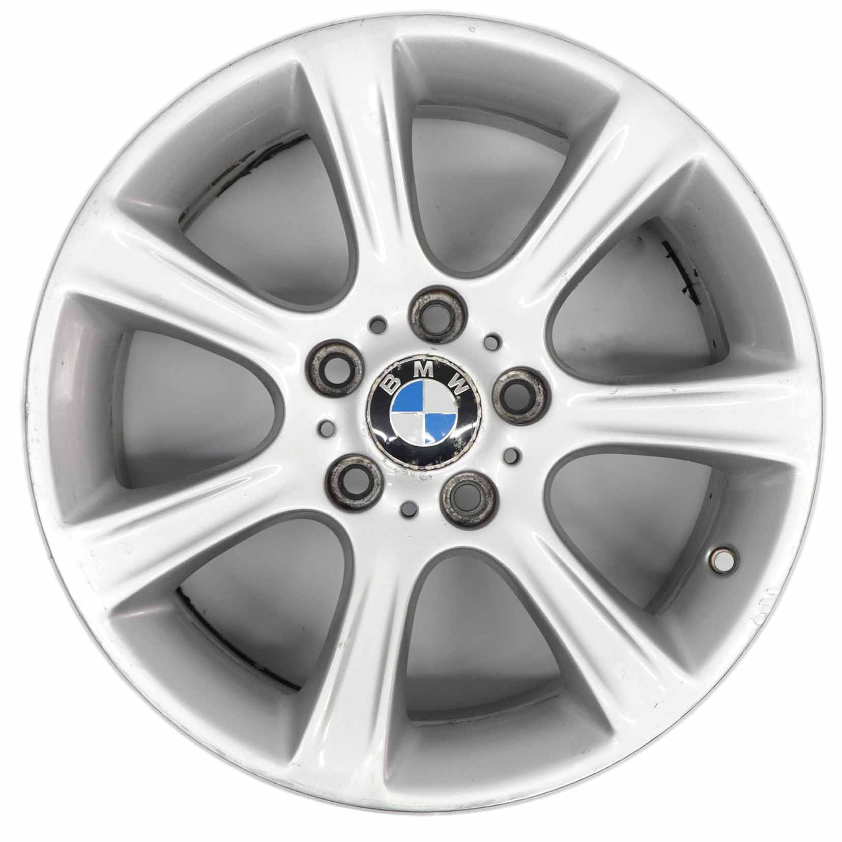 BMW F30 F31 Silberne Leichtmetallfelge 17" 7,5J Sternspeiche 394 ET:34 6796243