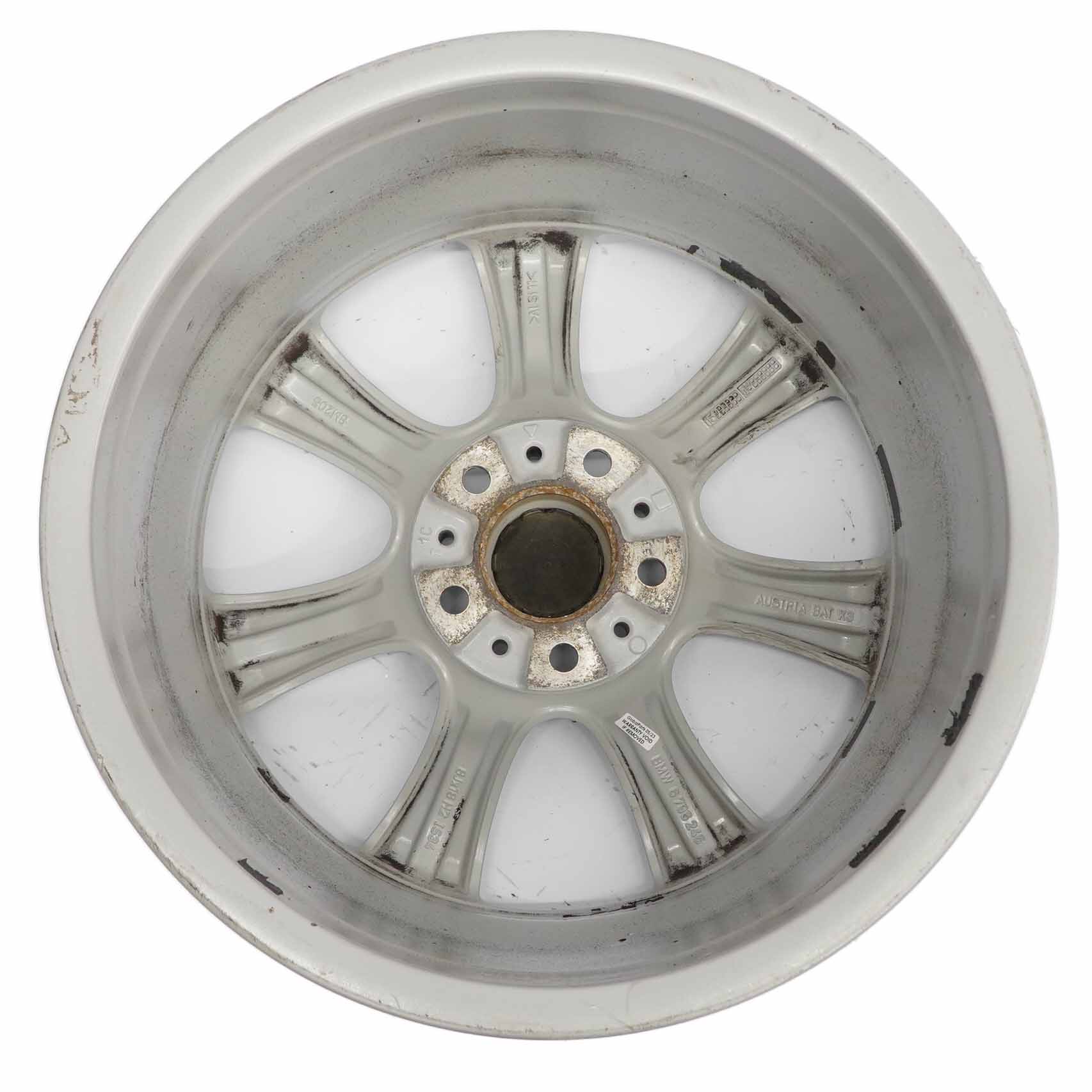 BMW F30 F31 F32 F33 Silver Alloy Wheel Rim 18" 8J ET:34 Star Spoke 396 6796246