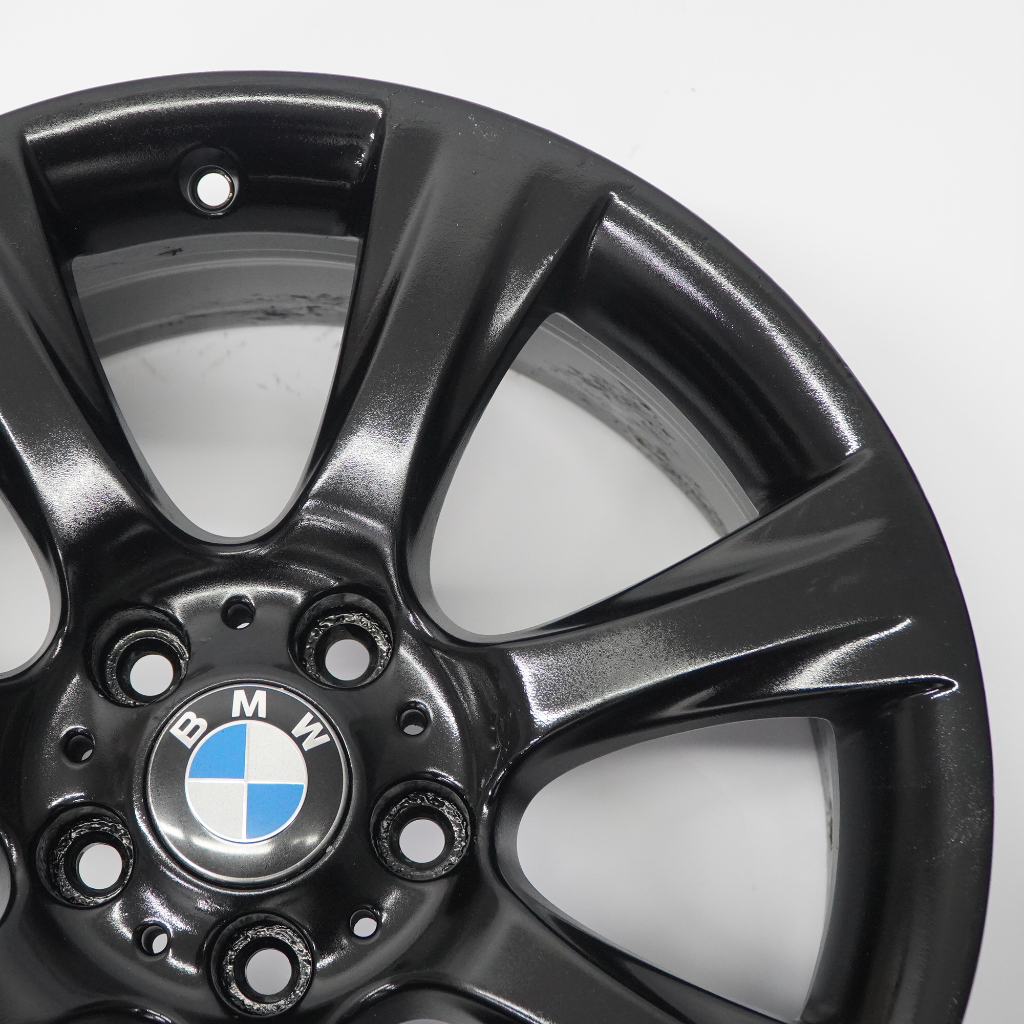 BMW F30 F31 F32 F33 Schwarzes Leicht metall rad Felge 18" 8J ET:34 6796246