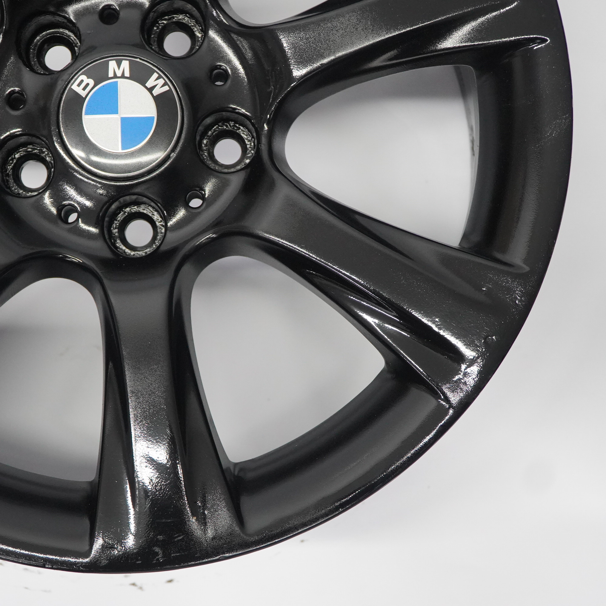 BMW F30 F31 F32 F33 Schwarzes Leicht metall rad Felge 18" 8J ET:34 6796246