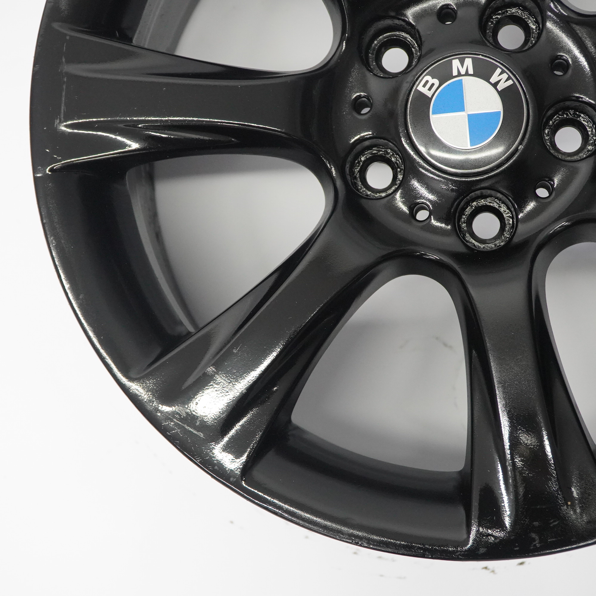 BMW F30 F31 F32 F33 Schwarzes Leicht metall rad Felge 18" 8J ET:34 6796246