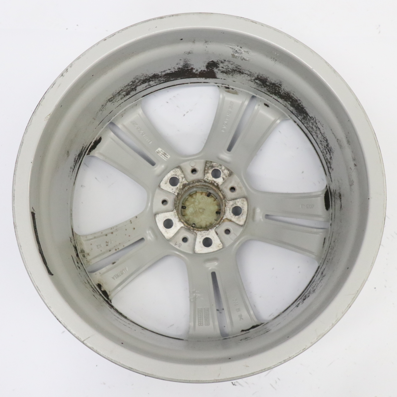 BMW F30 F31 Silberne Leicht metall felge 19" 8,5J Doppel speiche ET:47 6796257