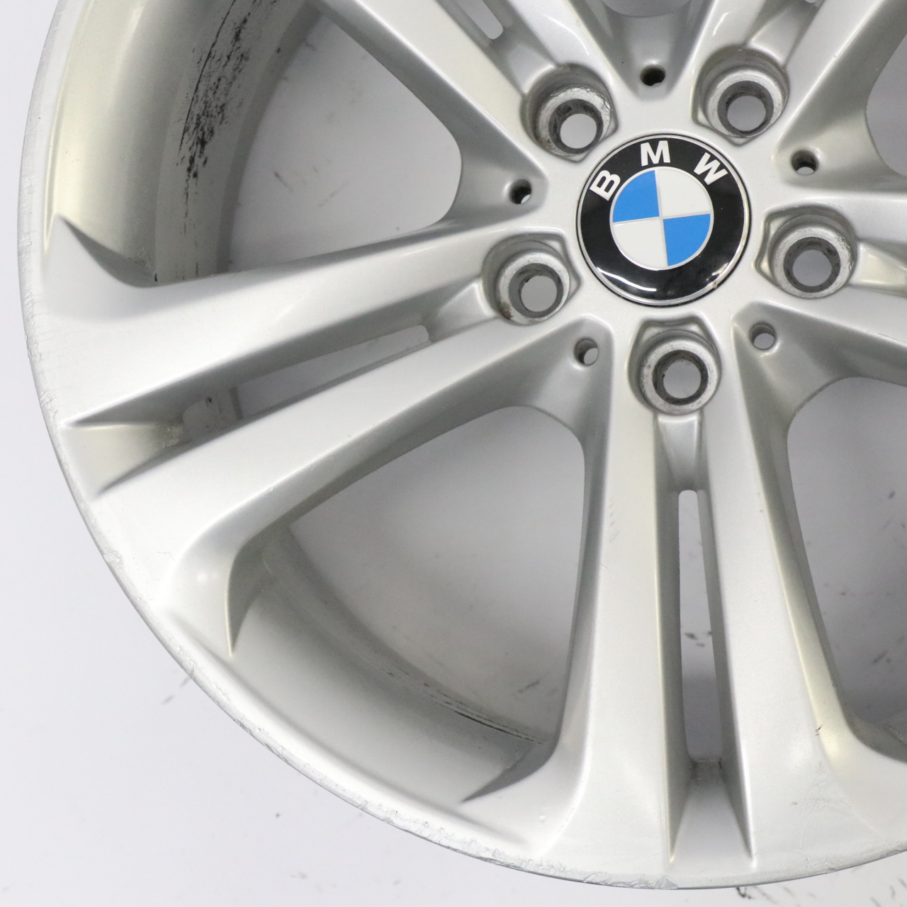 BMW F30 F31 Silberne Leicht metall felge 19" 8,5J Doppel speiche ET:47 6796257