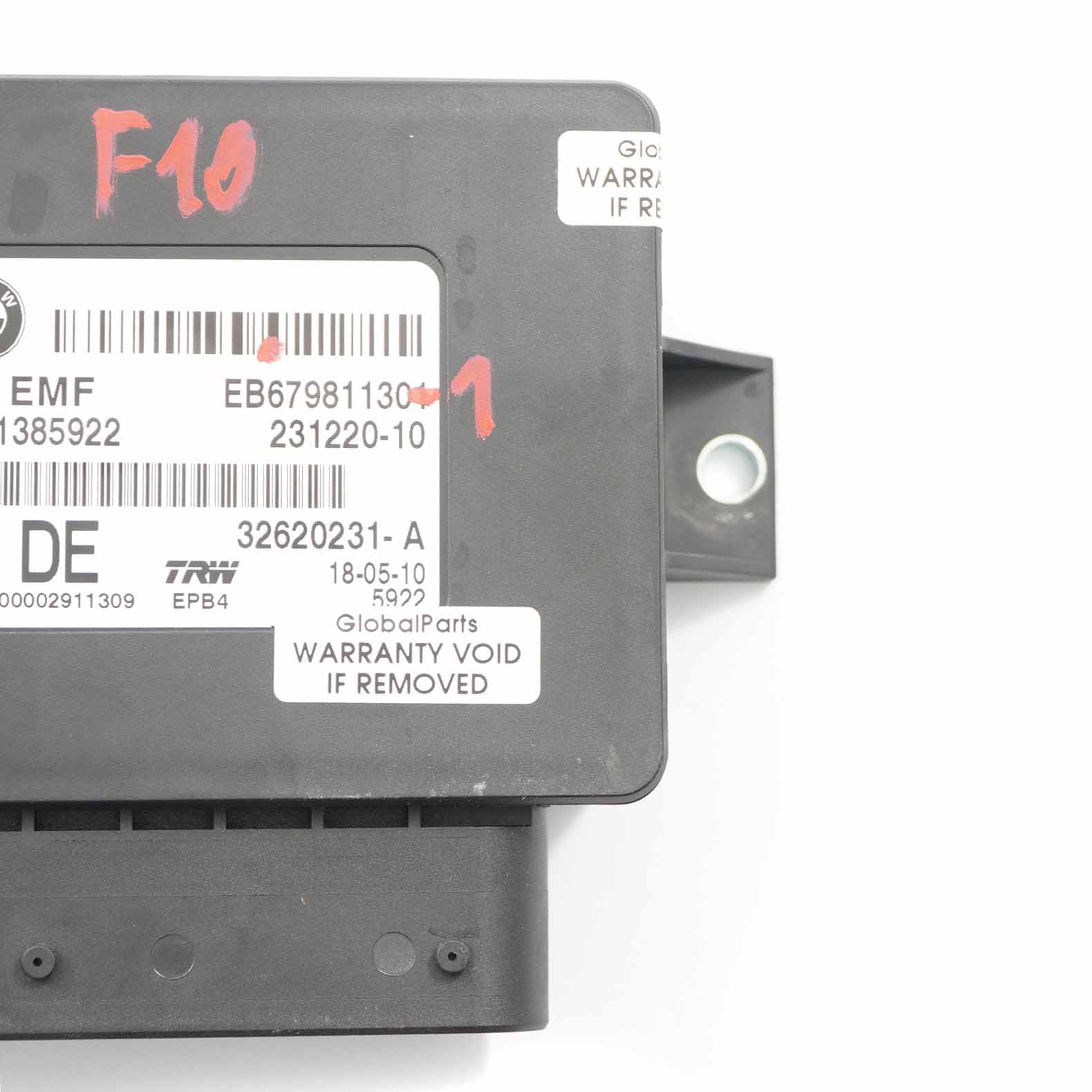 BMW F10 F11 LCI Control Unit Module Parking Handbrake EMF 6798113