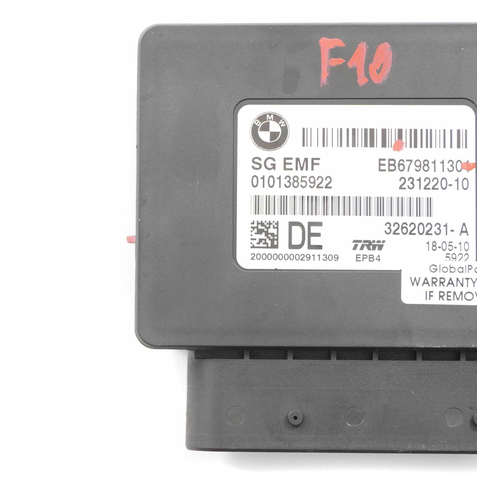 BMW F10 F11 LCI Control Unit Module Parking Handbrake EMF 6798113