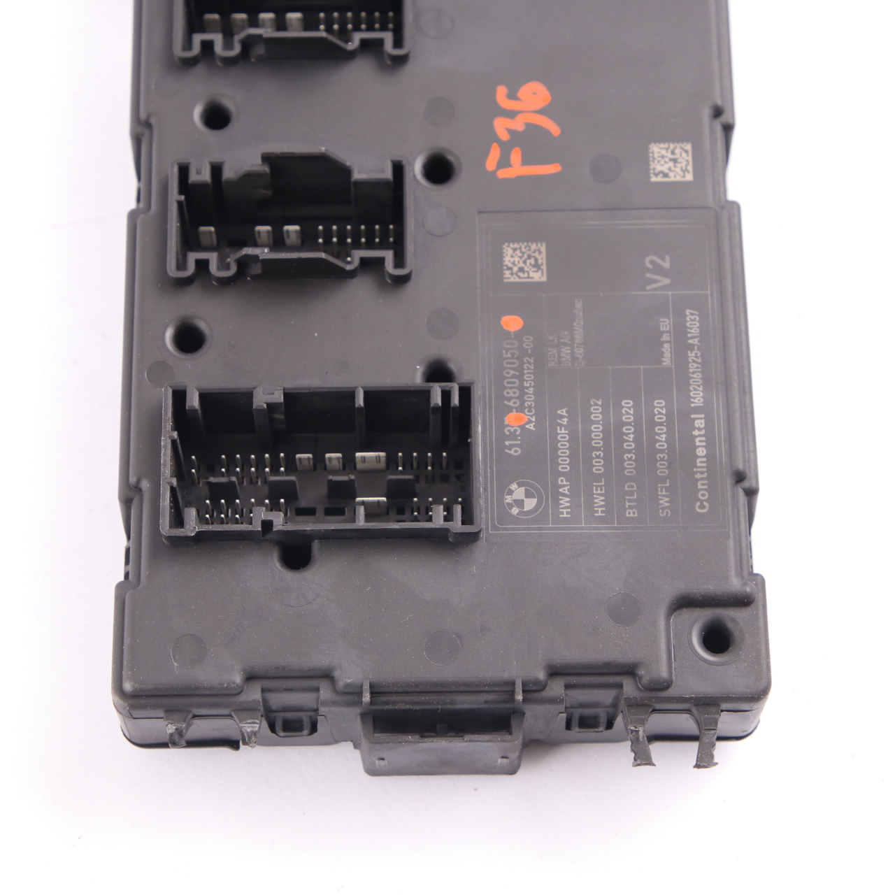 BMW F20 F30 F36 Hinteres Elektronikmodul REM Steuergerät V2 ECU 6809050