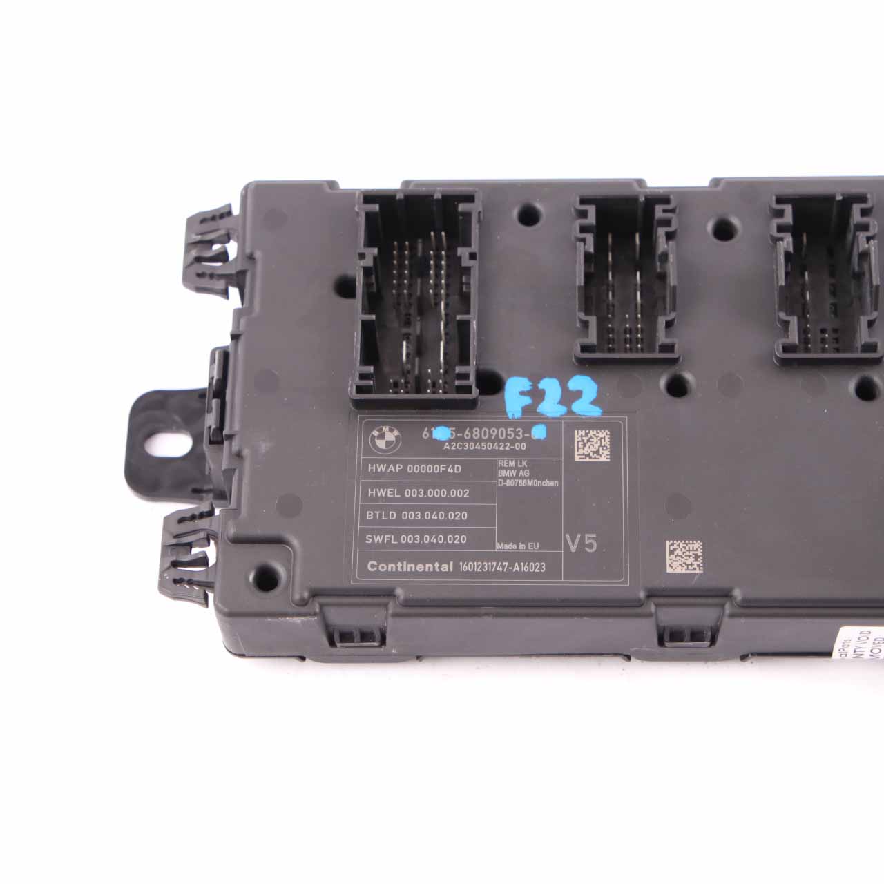 BMW F20 F22 F30 Rear Electronic Module REM Fuse Box Control Unit V5 ECU 6809053