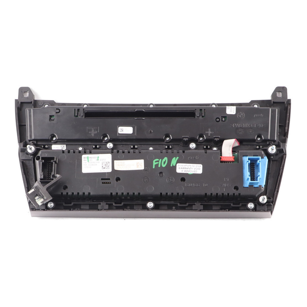 Klimatisie Rungs Panel BMW F10 F11 Radio A/C Schalter Klimasteuerung 6824203