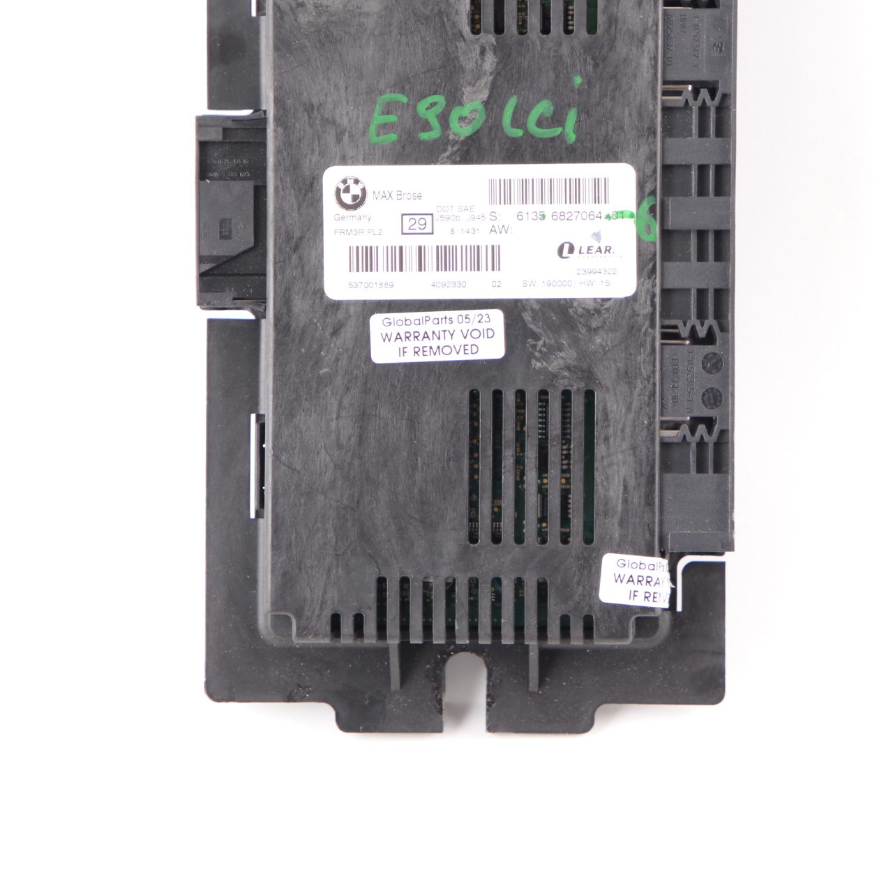 BMW E90 LCI Max Brose Fußraumleuchte Modul Steuergerät ECU FRM3R PL2 6827064